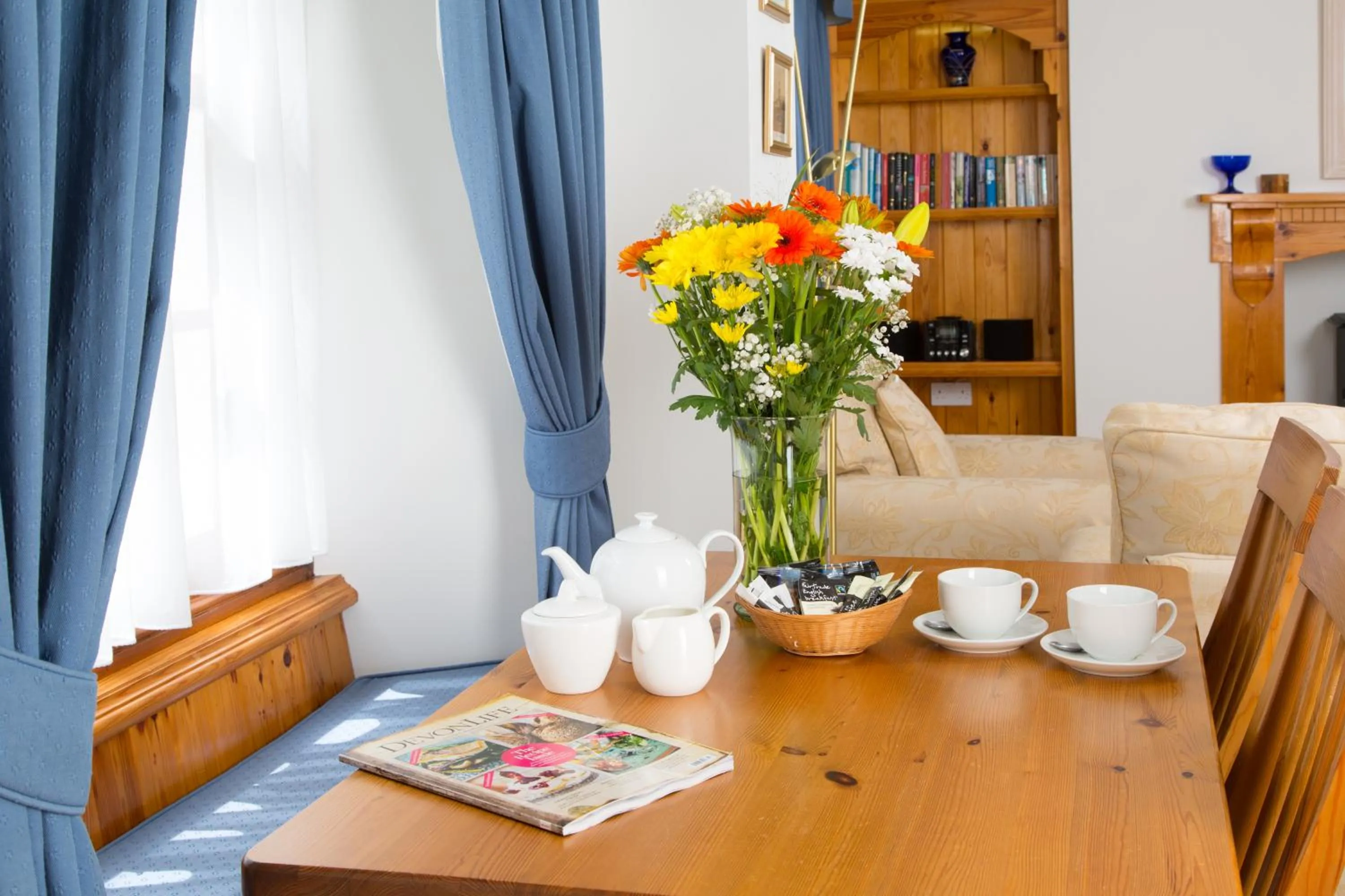 Dining area in Bovisand Lodge Holiday Park, Beachside Location & Indoor Heated Pool