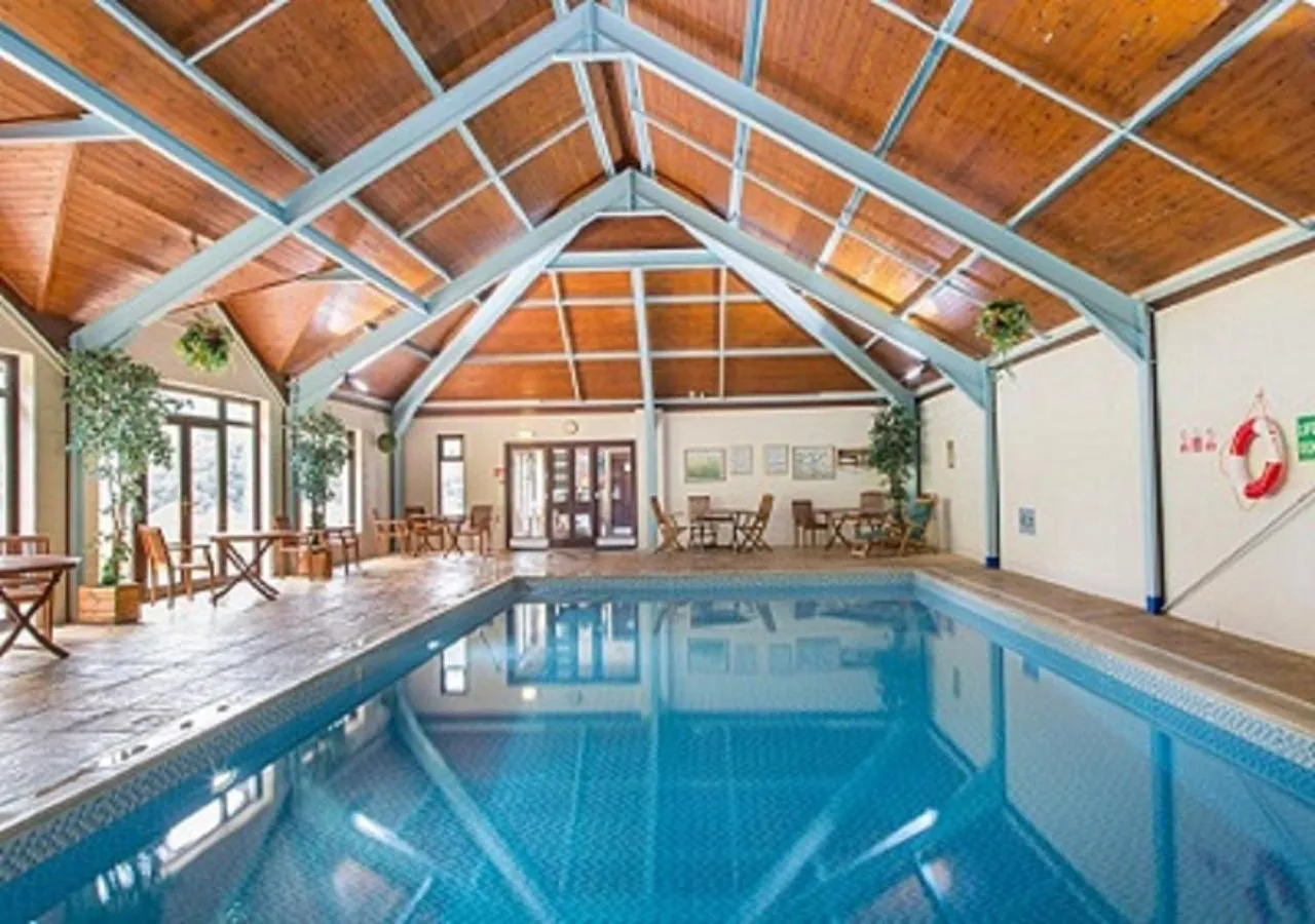 Swimming pool in Bovisand Lodge Holiday Park, Beachside Location & Indoor Heated Pool