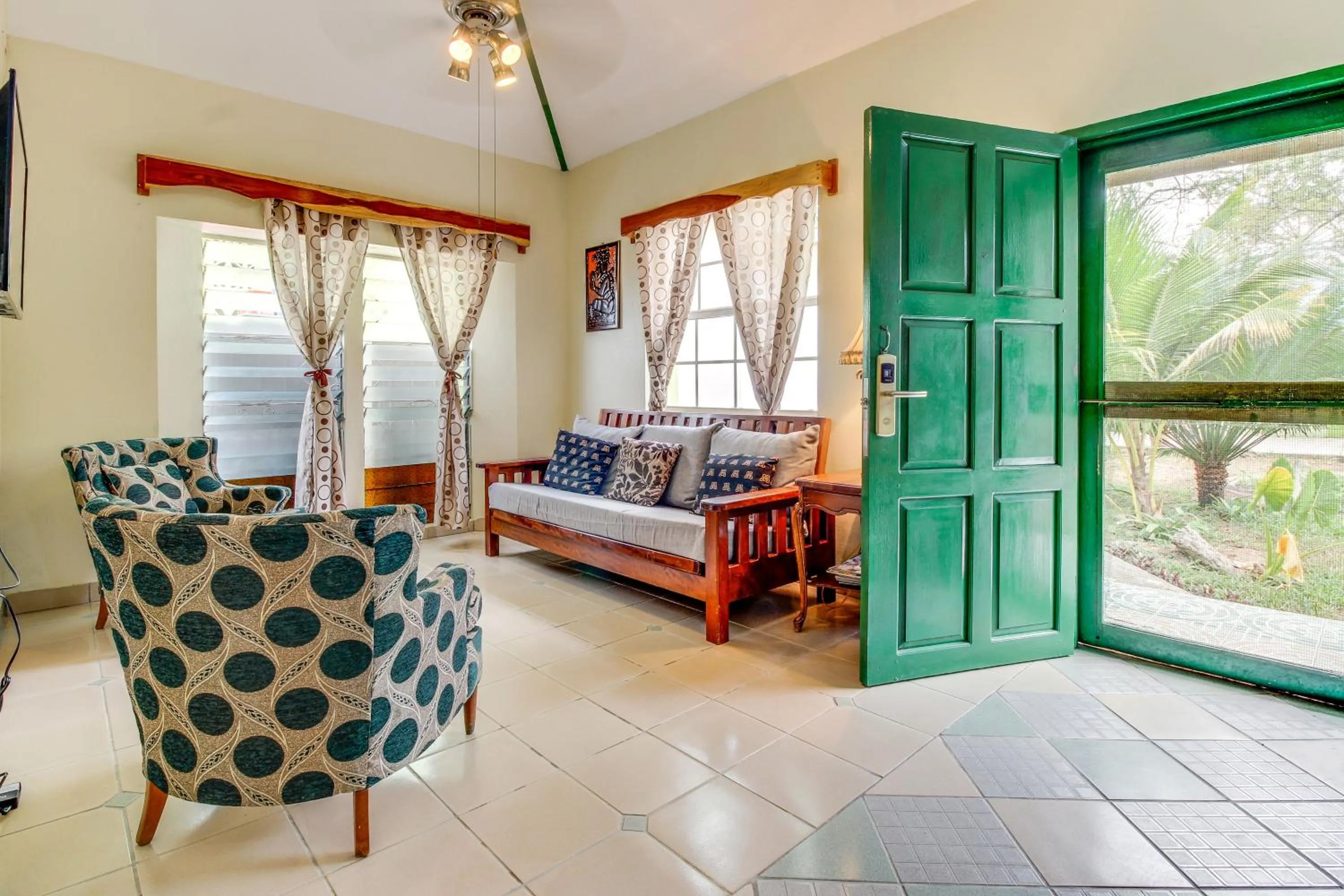 Bed in La Casita at Midas Belize