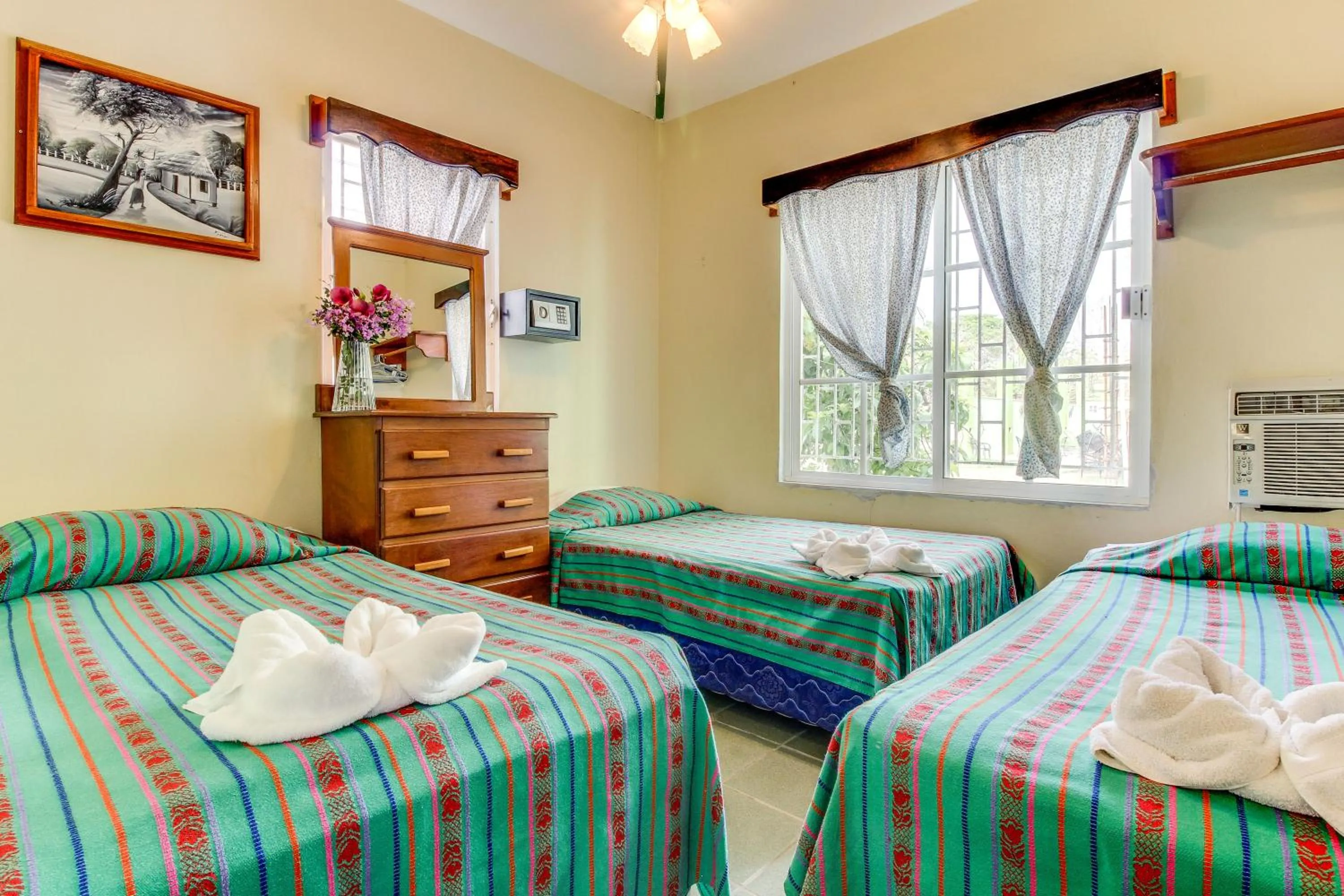 Bed in La Casita at Midas Belize