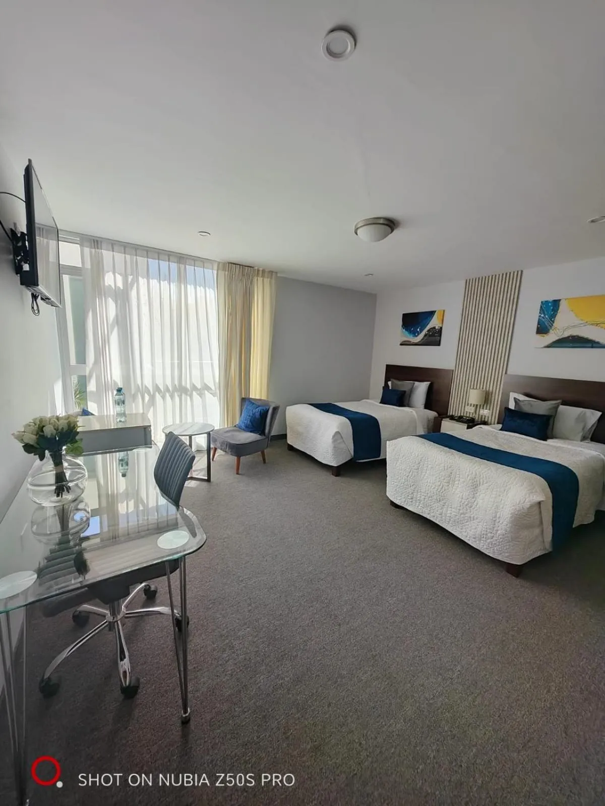 Bed in Hotel La Gruta