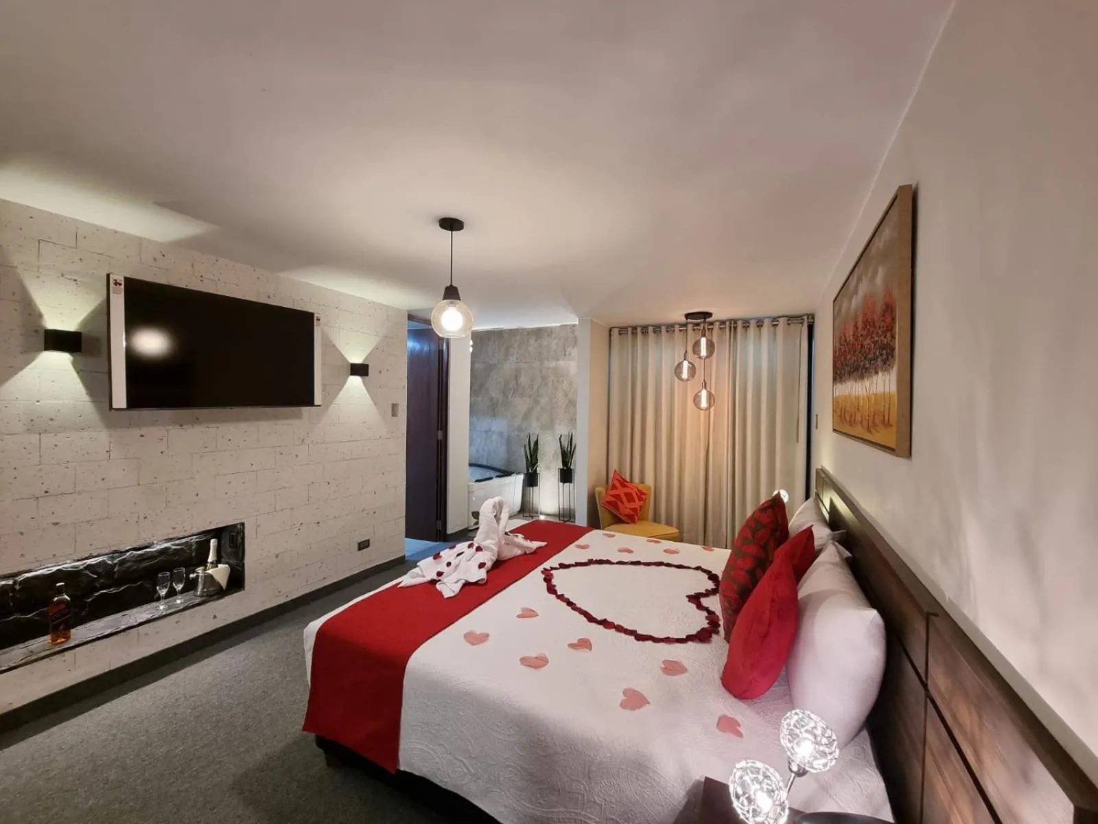 Bedroom, Bed in Hotel La Gruta