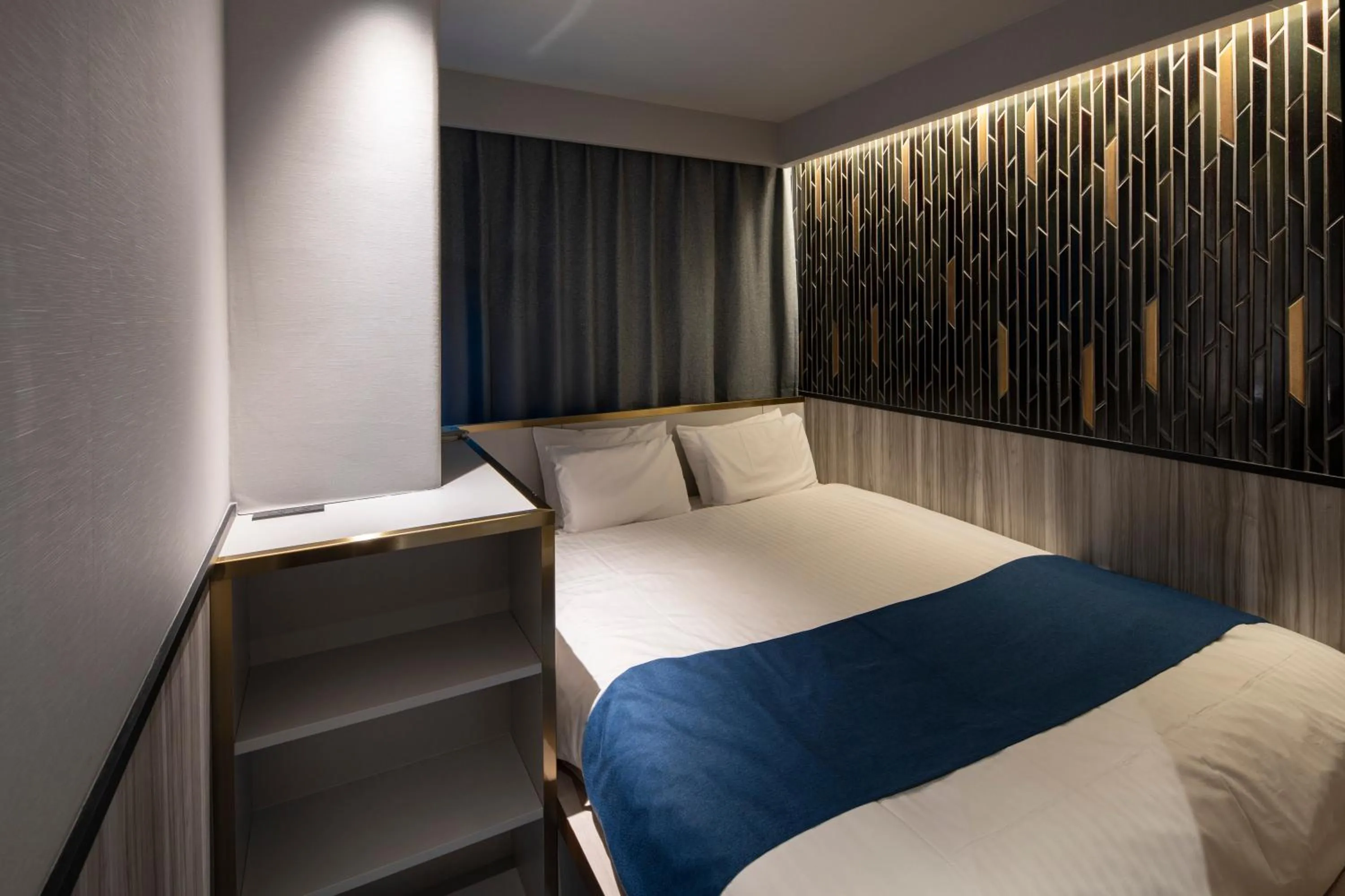 Photo of the whole room, Bed in Dotonbori Hotel