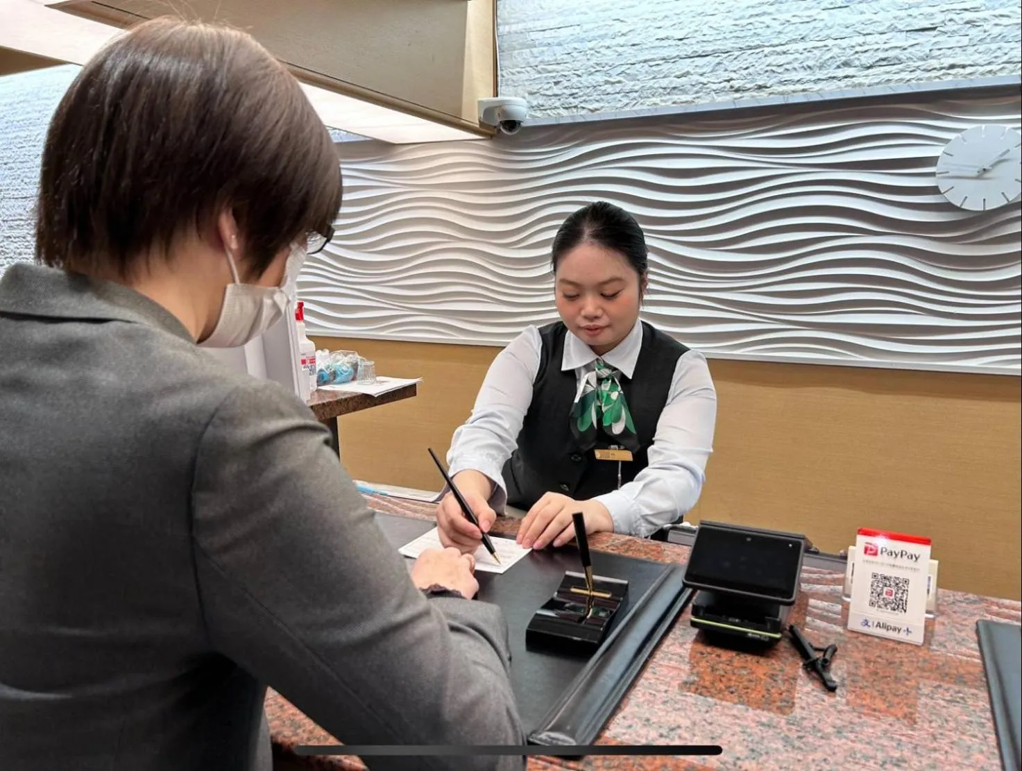 Staff in Dotonbori Hotel