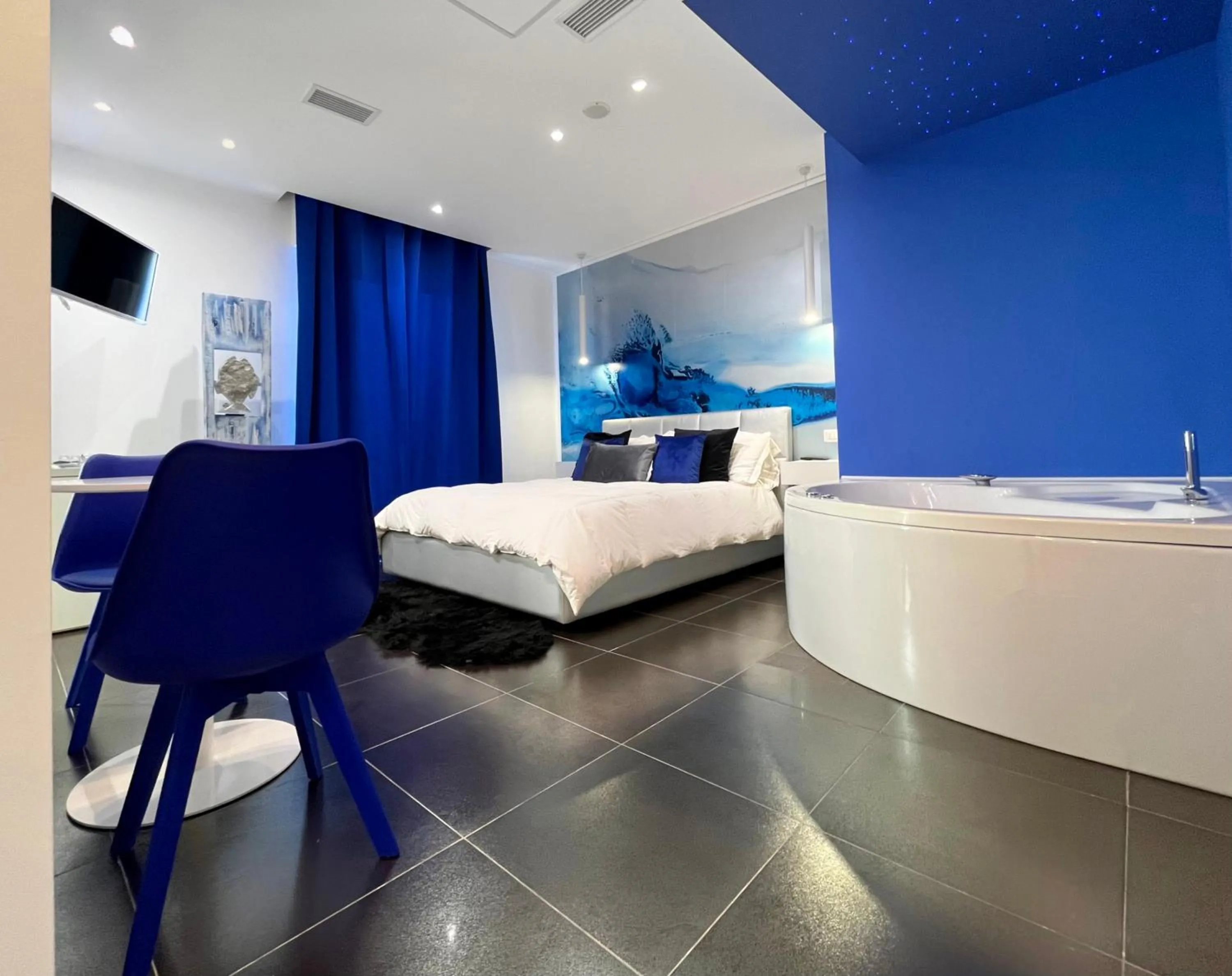 Hot Tub, Bed in Relais Viesti B&B