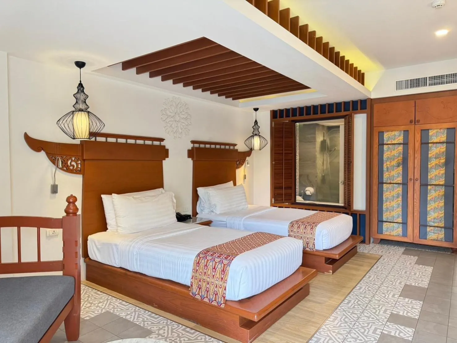 Bed in Aonang Princeville Villa Resort & Spa - GHA WellHotel-Halal Certified, Krabi, Thailand