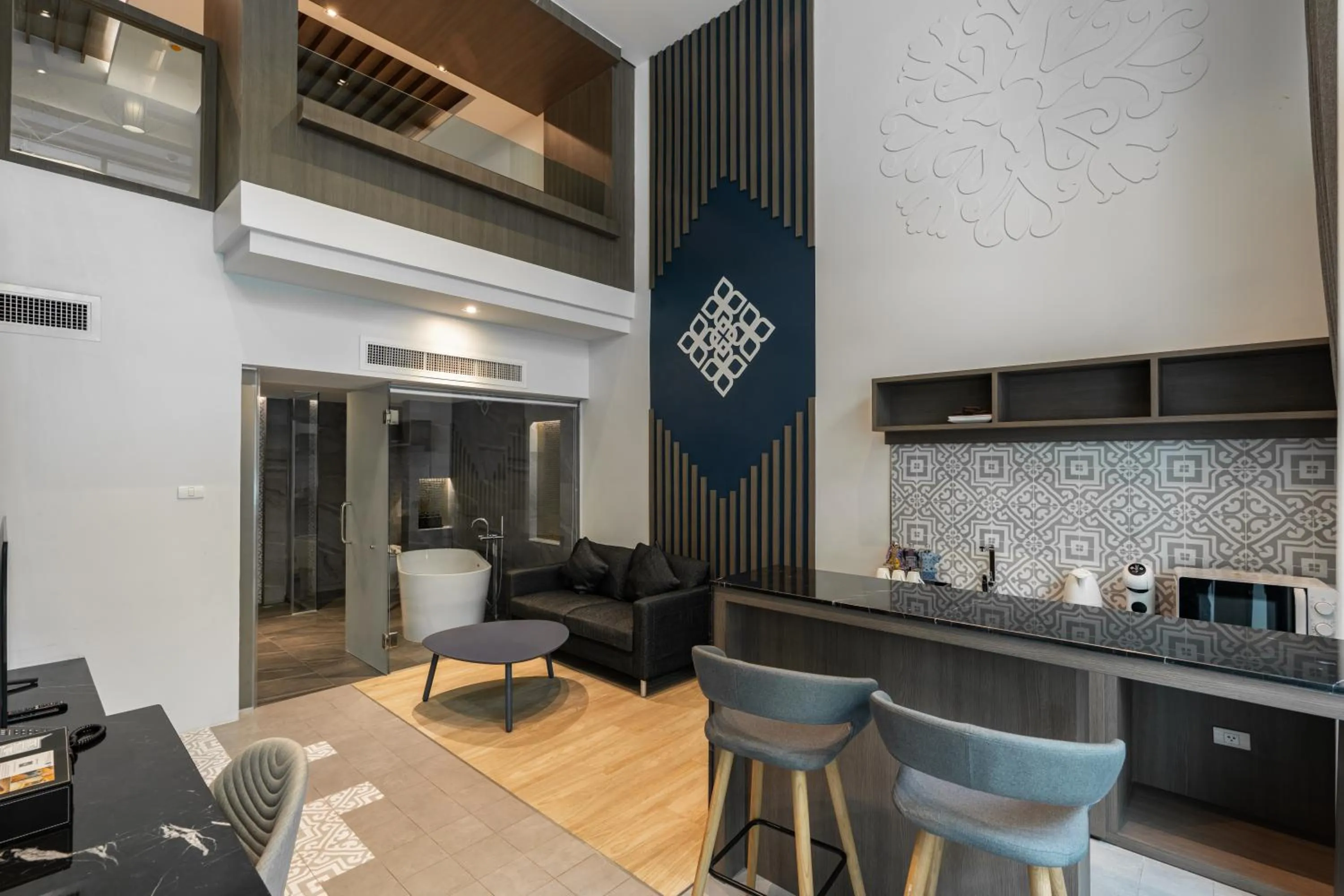 Living room in Aonang Princeville Villa Resort & Spa - GHA WellHotel-Halal Certified, Krabi, Thailand