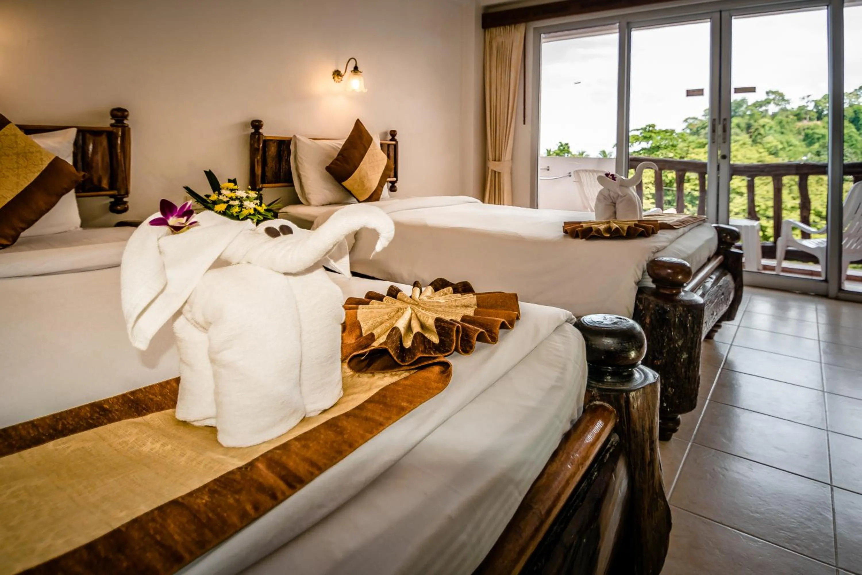 Bedroom, Bed in Aonang Sunset Hotel - SHA Extra Plus