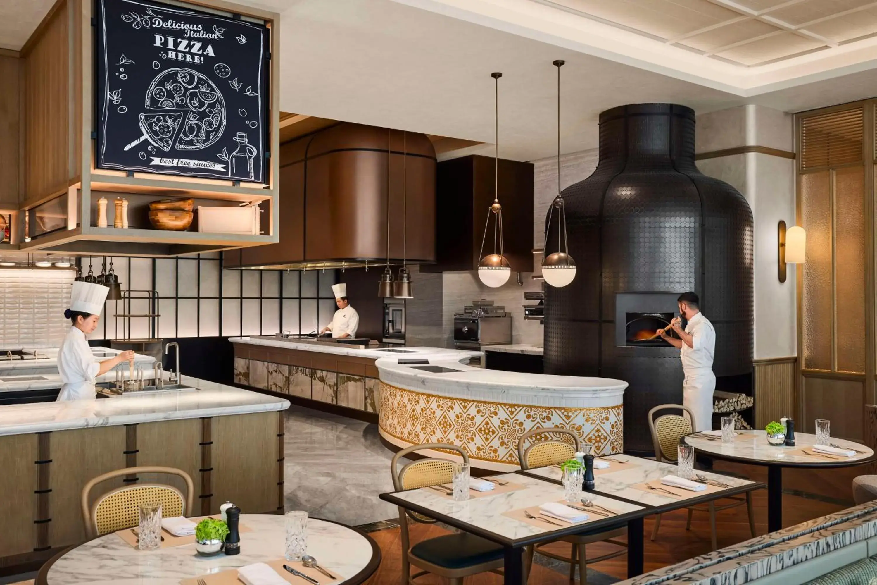 Restaurant/places to eat in Hilton Shanghai City Center -Steps from iconic landmarks Wukang Mansion and Jing'an Temple Restaurant/places to eat in Hilton Shanghai City Center -Steps from iconic landmarks Wukang Mansion and Jing'an Temple