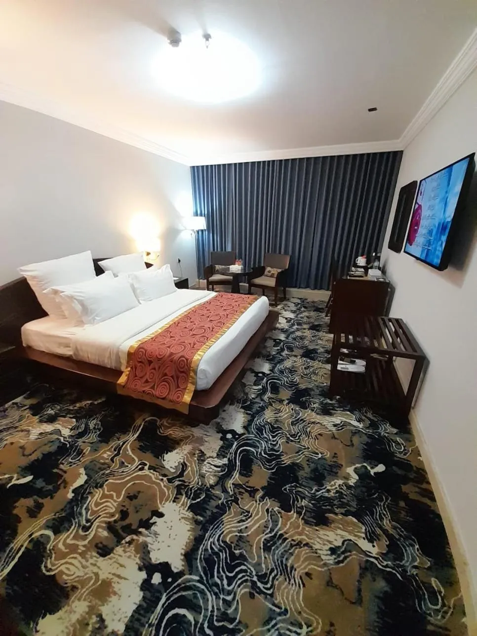 Bed in Al Azhar Hotel Jeddah