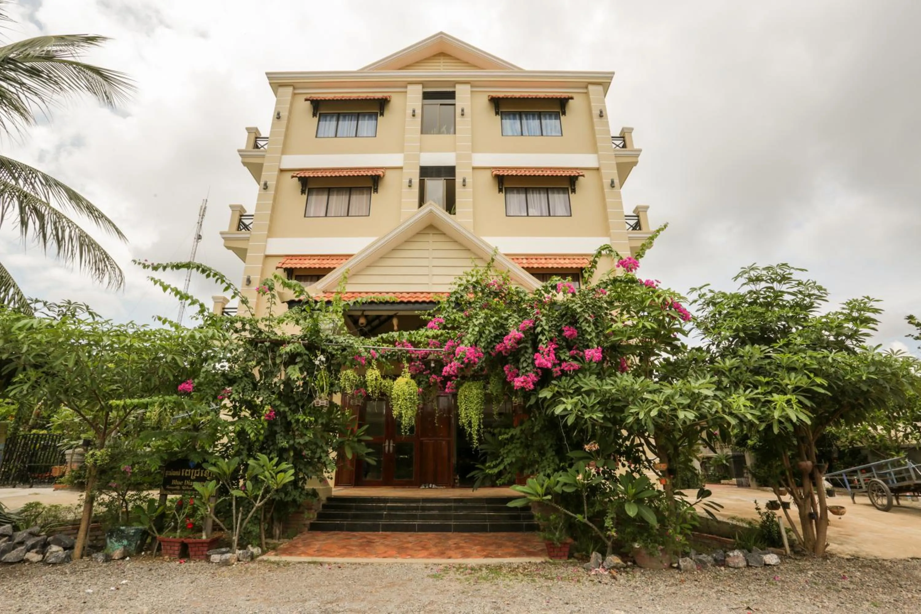 Garden in Blue Diamond Hostel