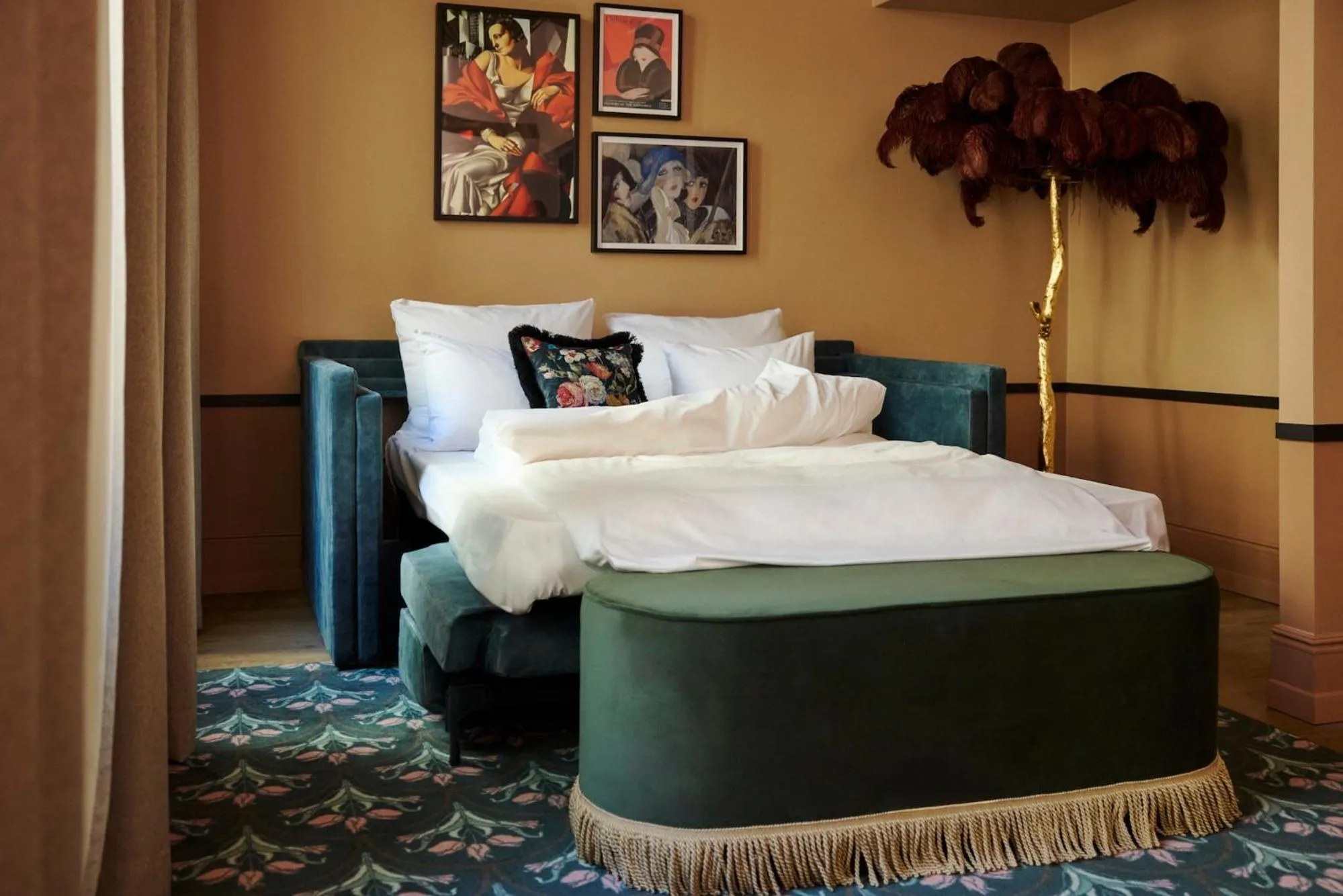 Bed in Hotel Christiania Teater