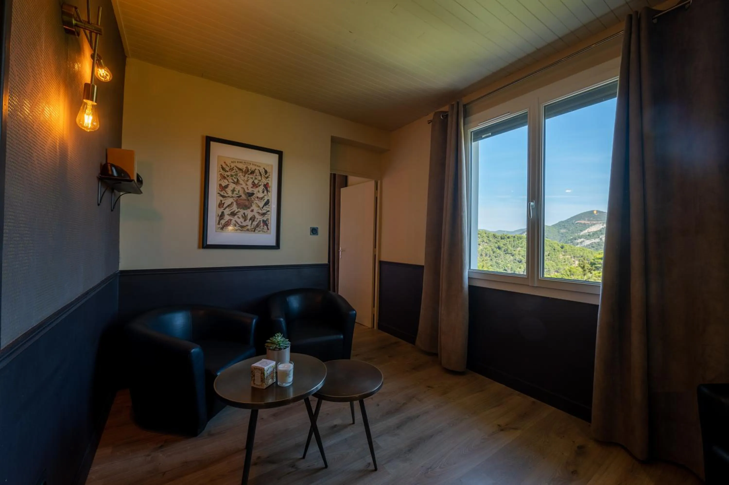 Mountain view in Logis Hôtel Restaurant Le Plantevin