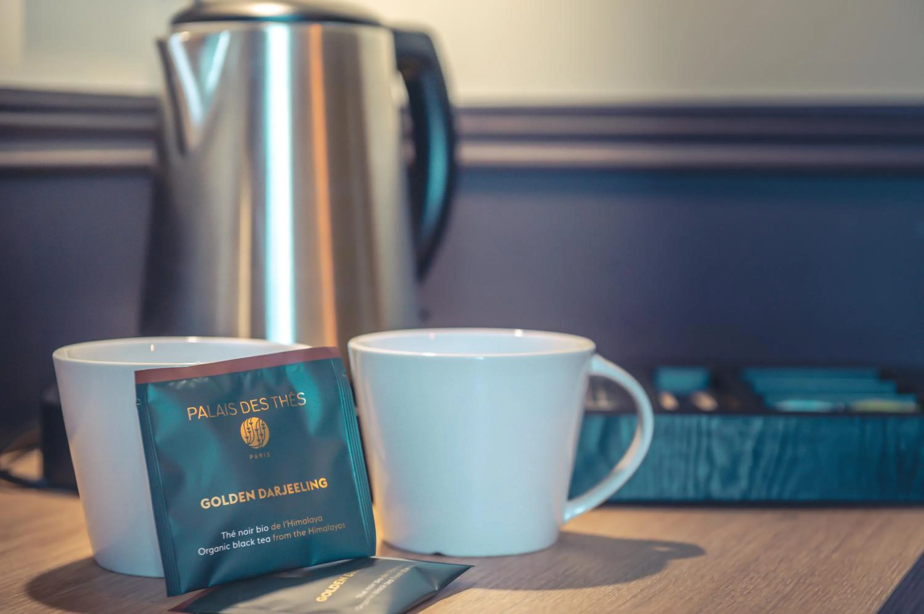 Coffee/tea facilities in Logis Hôtel Restaurant Le Plantevin