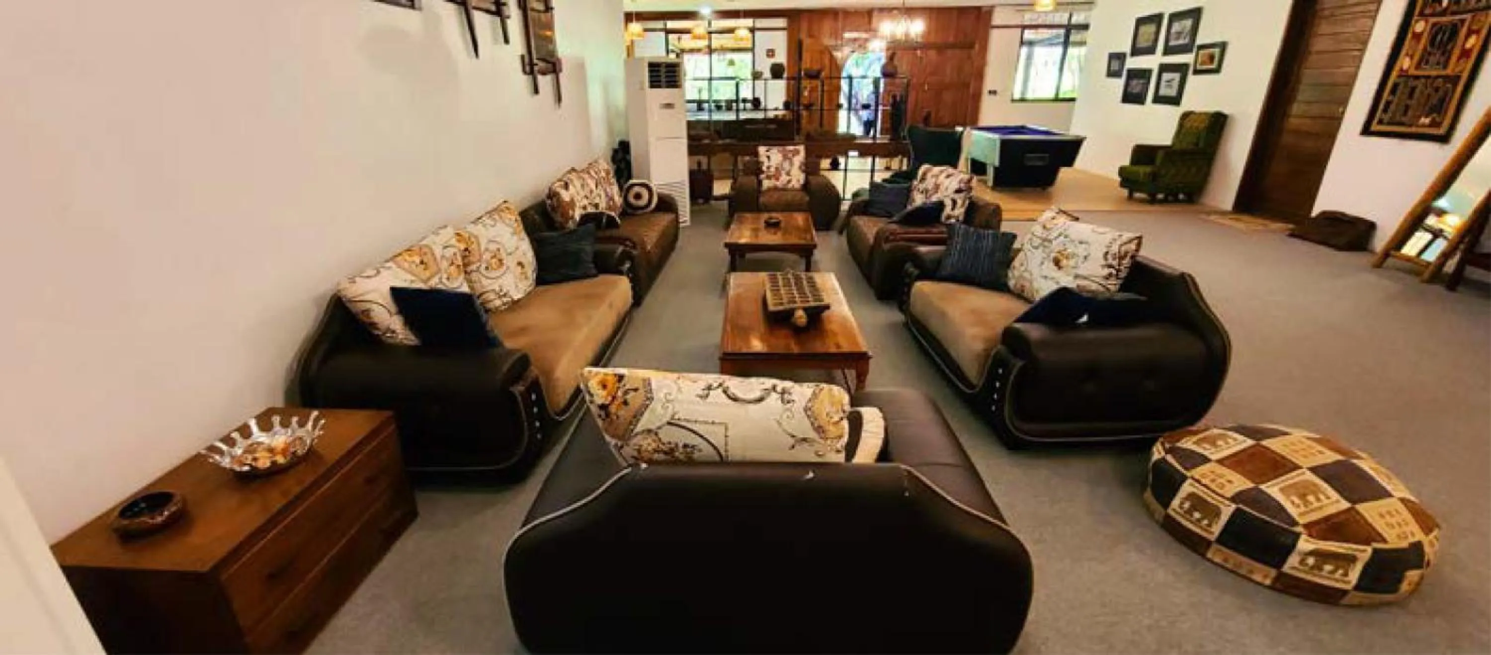 Living room in Wag Hill Lodge & Spa