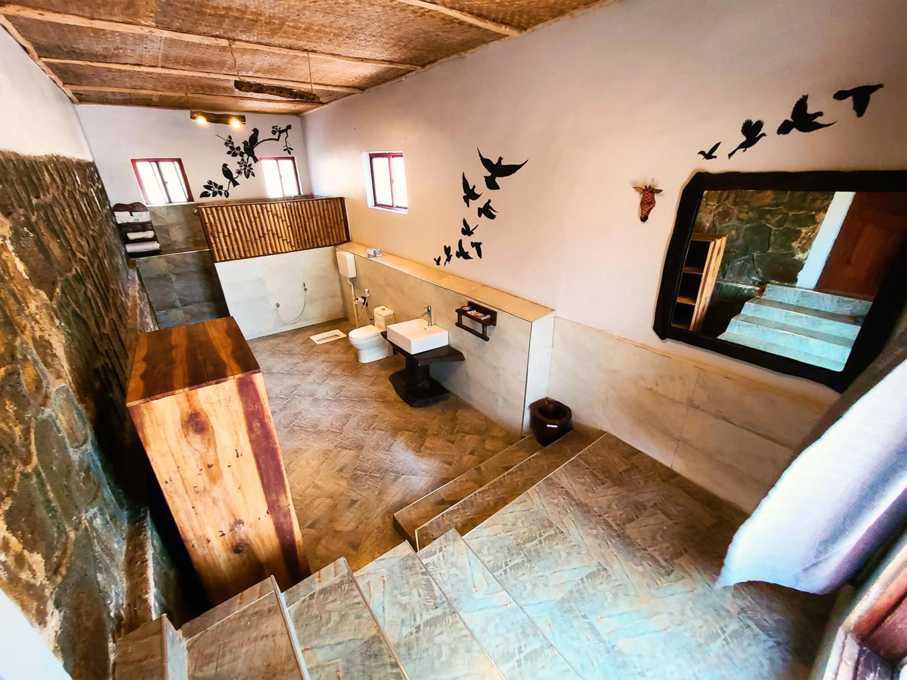 Shower in Wag Hill Lodge & Spa