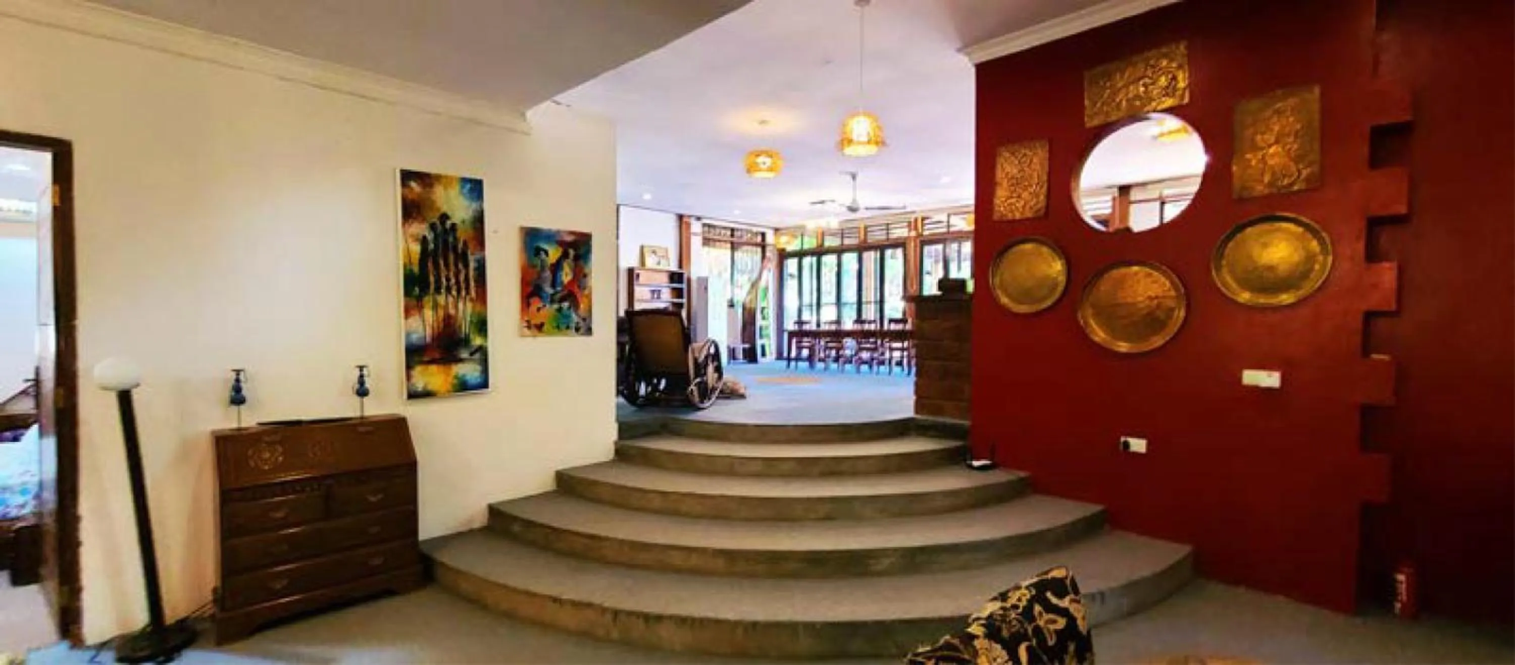 Communal lounge/ TV room in Wag Hill Lodge & Spa