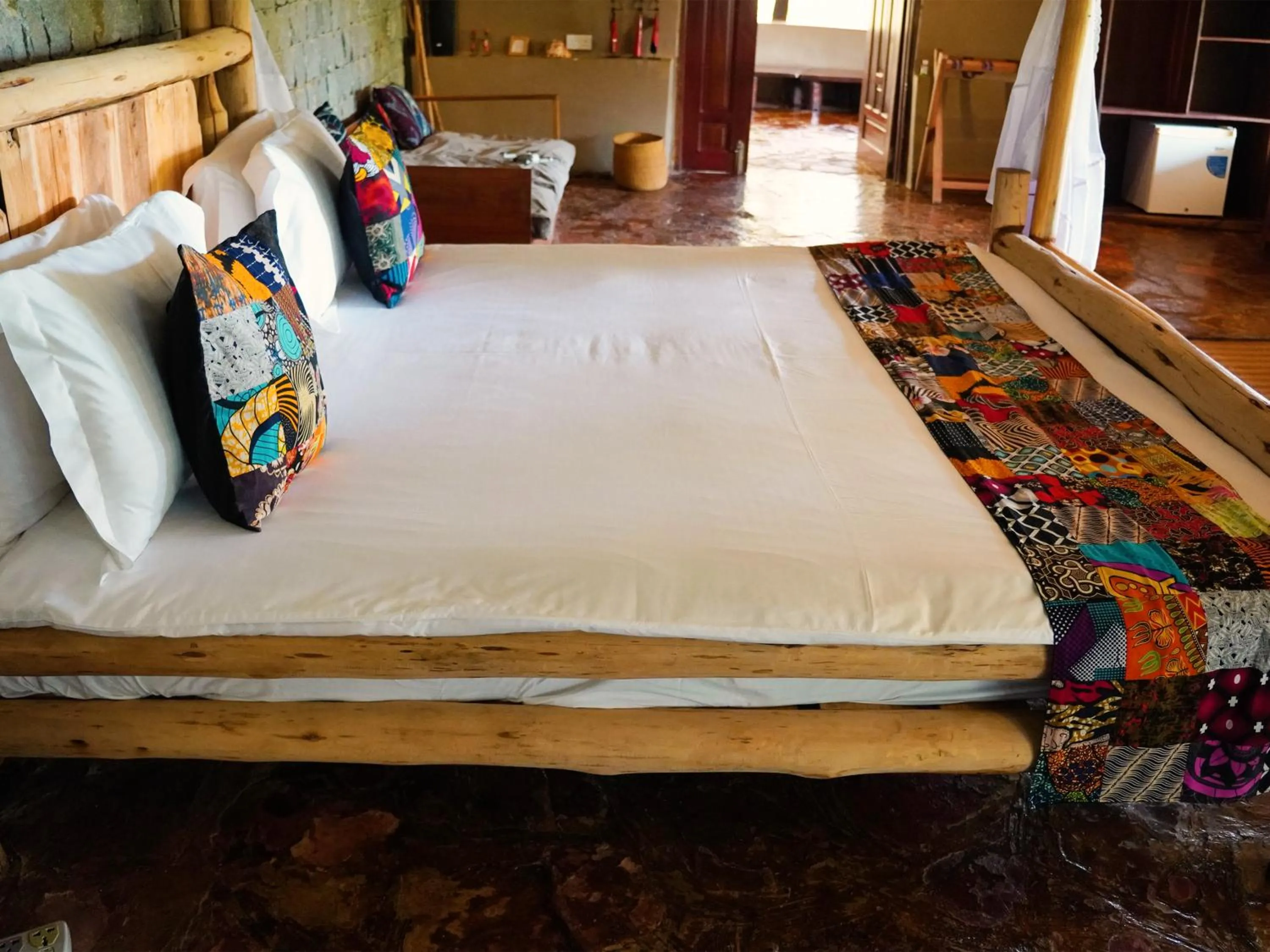 Bed in Wag Hill Lodge & Spa