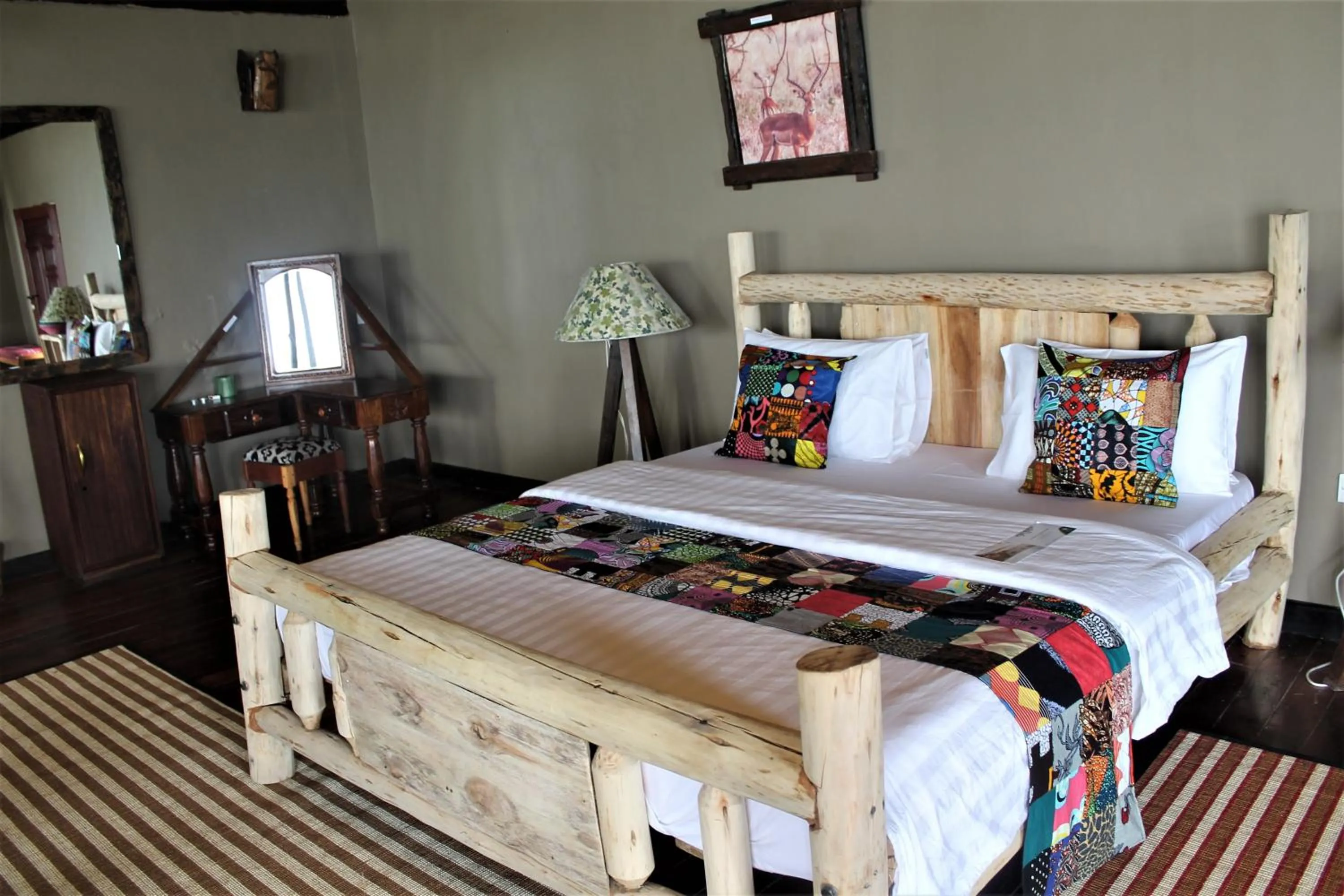 Bed in Wag Hill Lodge & Spa