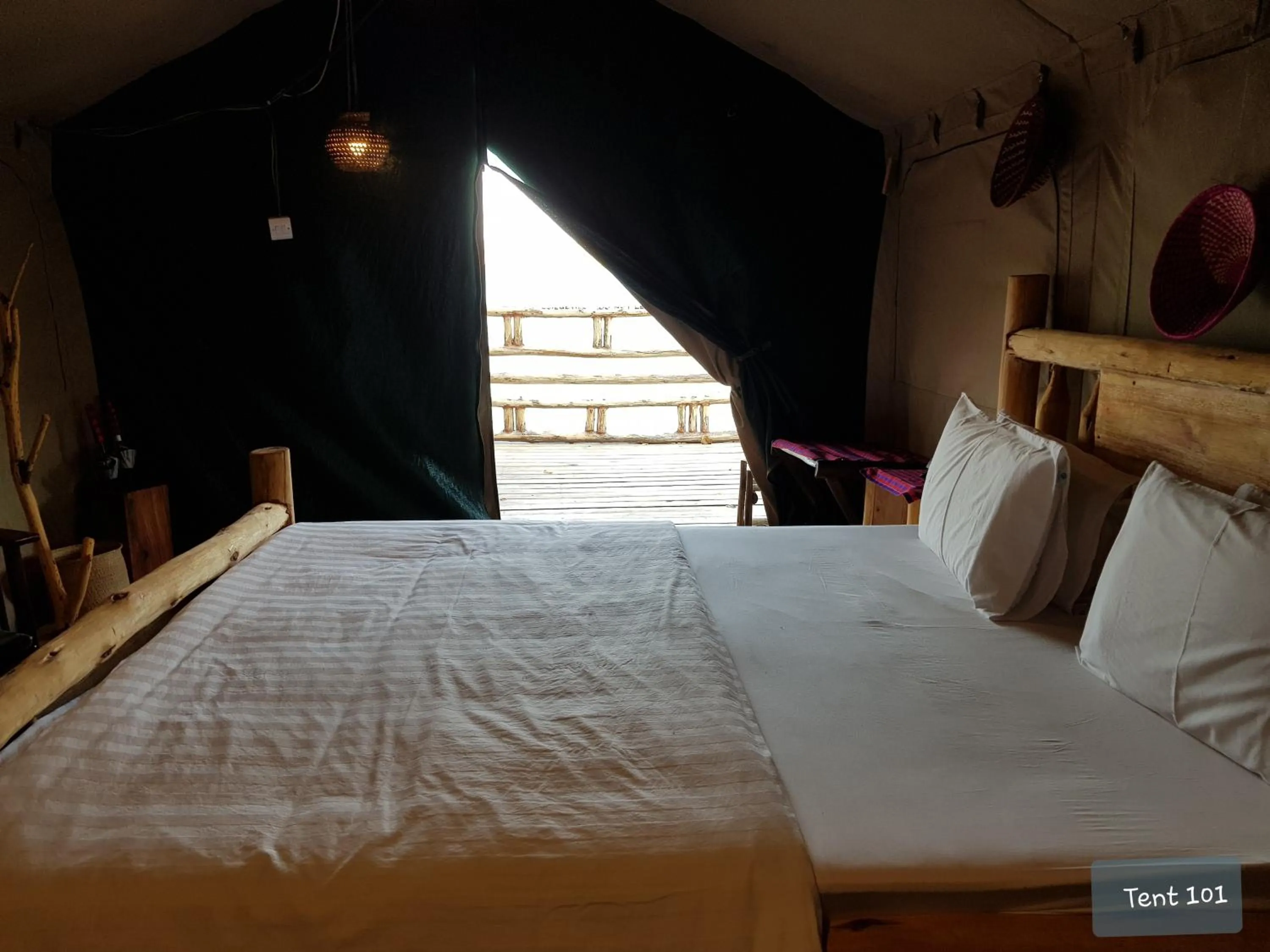 Bed in Wag Hill Lodge & Spa