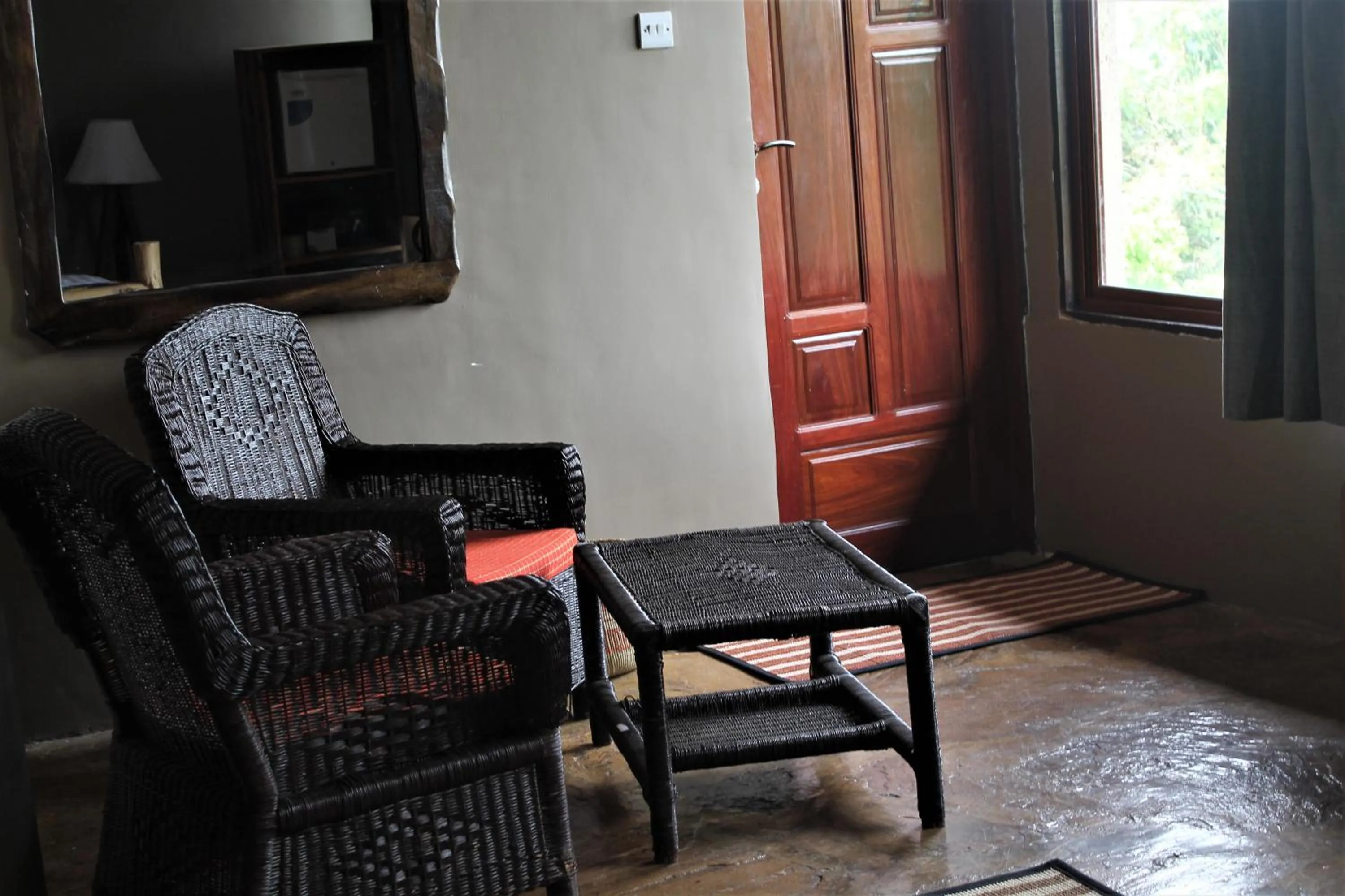 Living room in Wag Hill Lodge & Spa