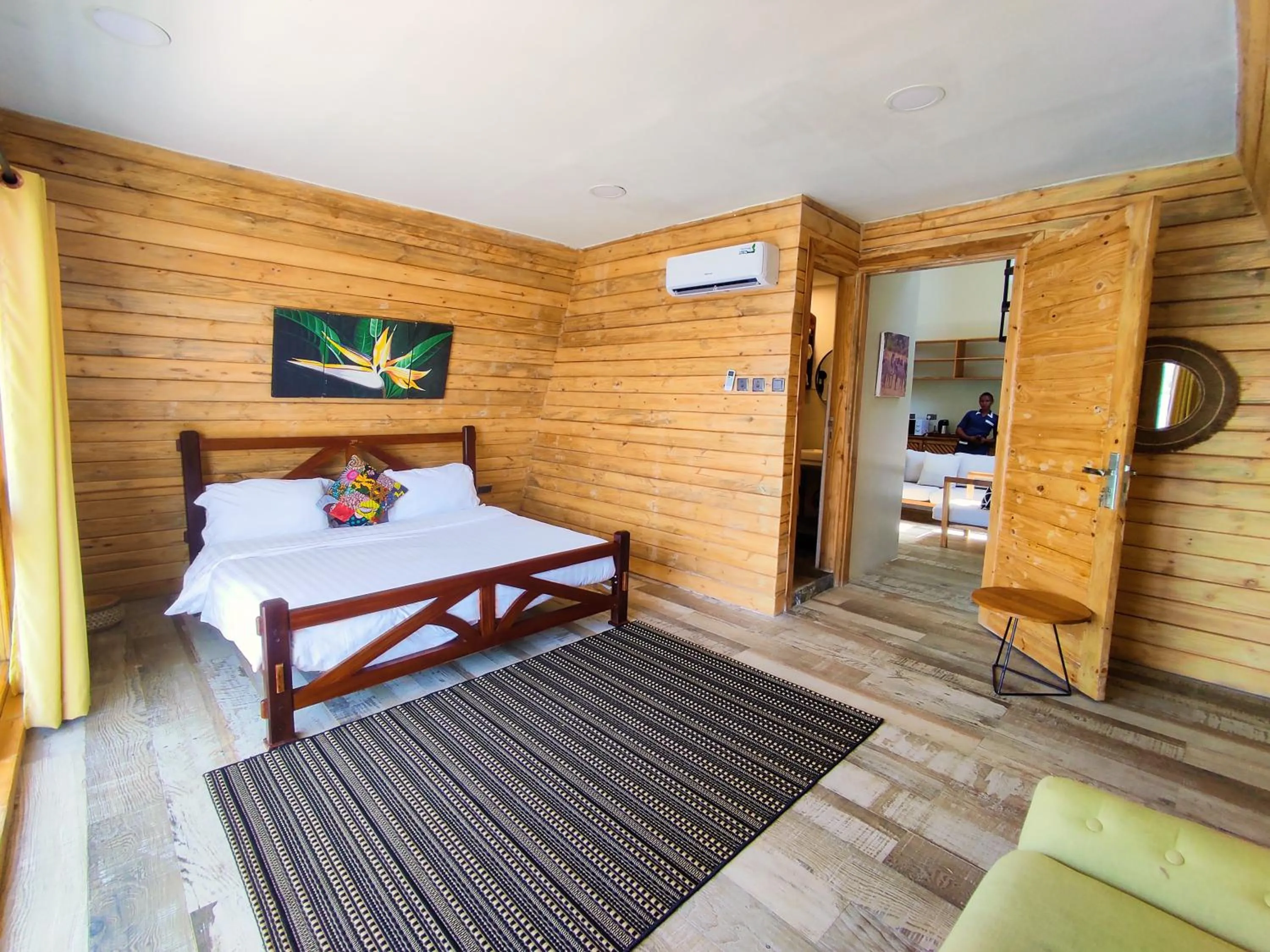 Bed in Wag Hill Lodge & Spa