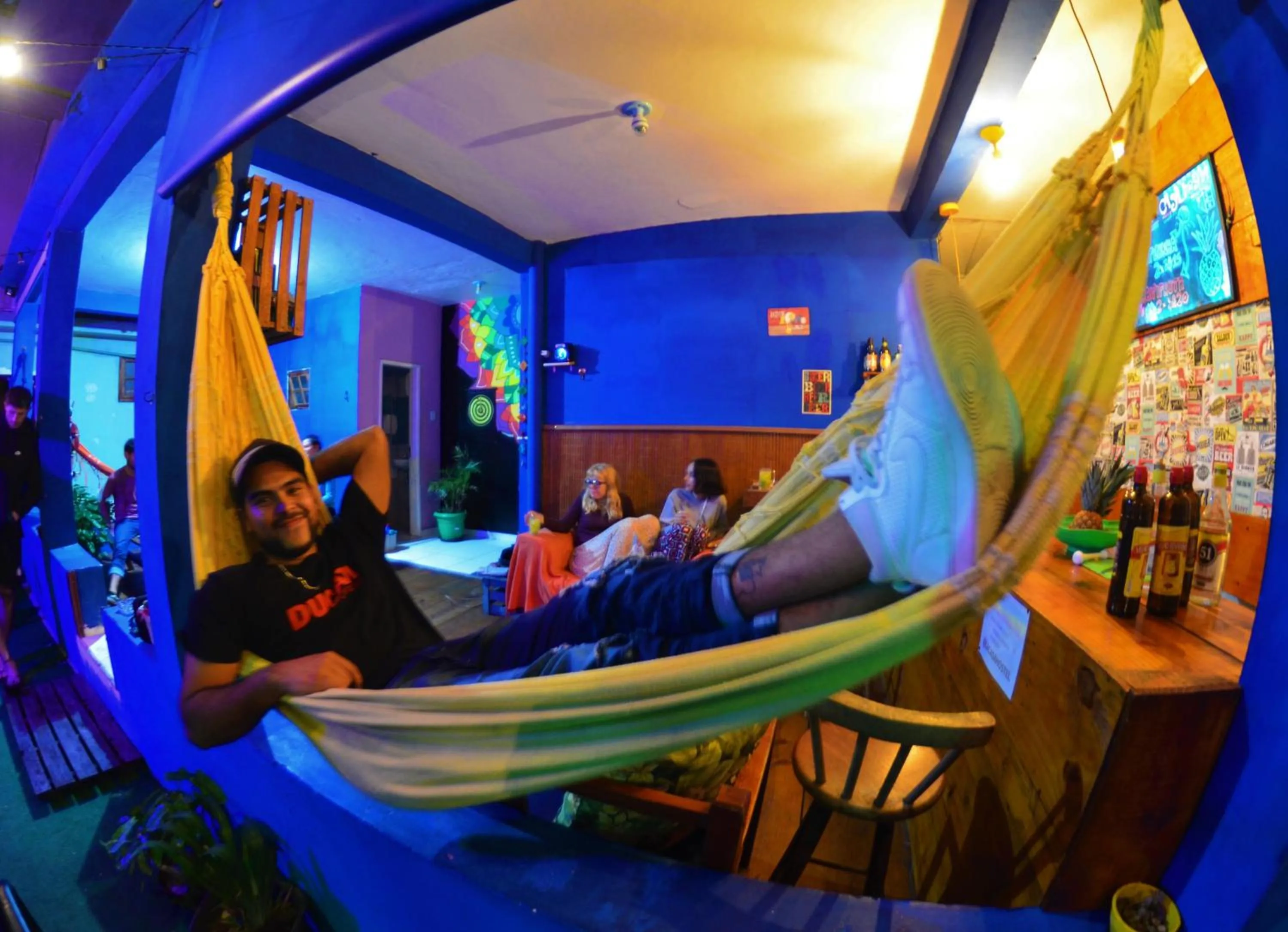 People in La Casa Hostel