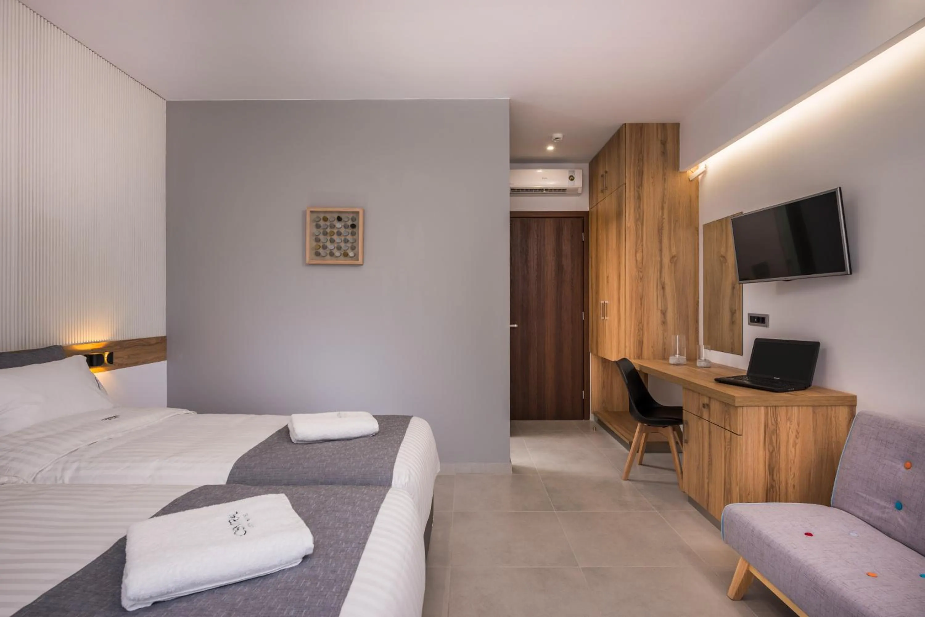 Bed in Central City Hotel