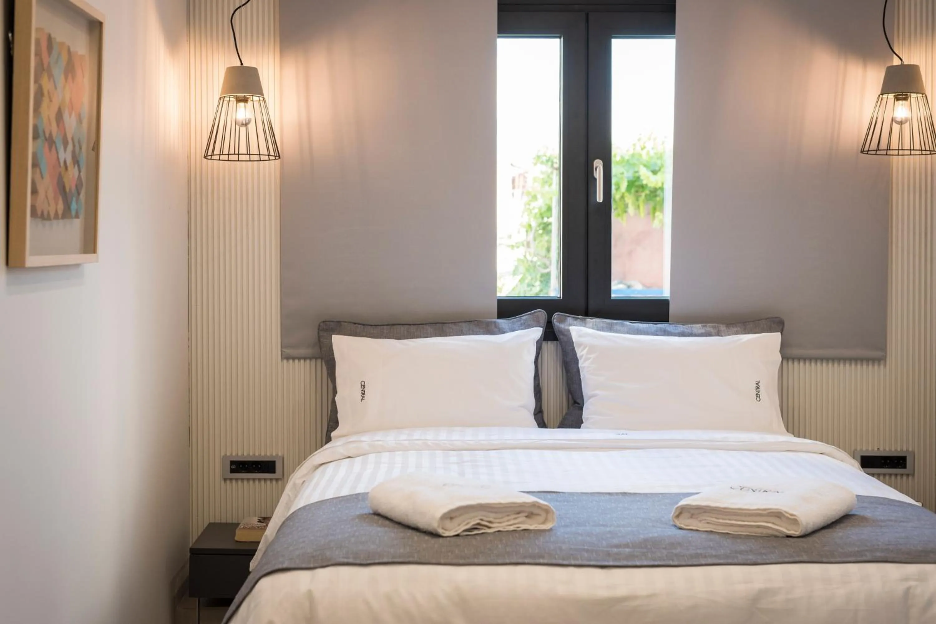 Bed in Central City Hotel