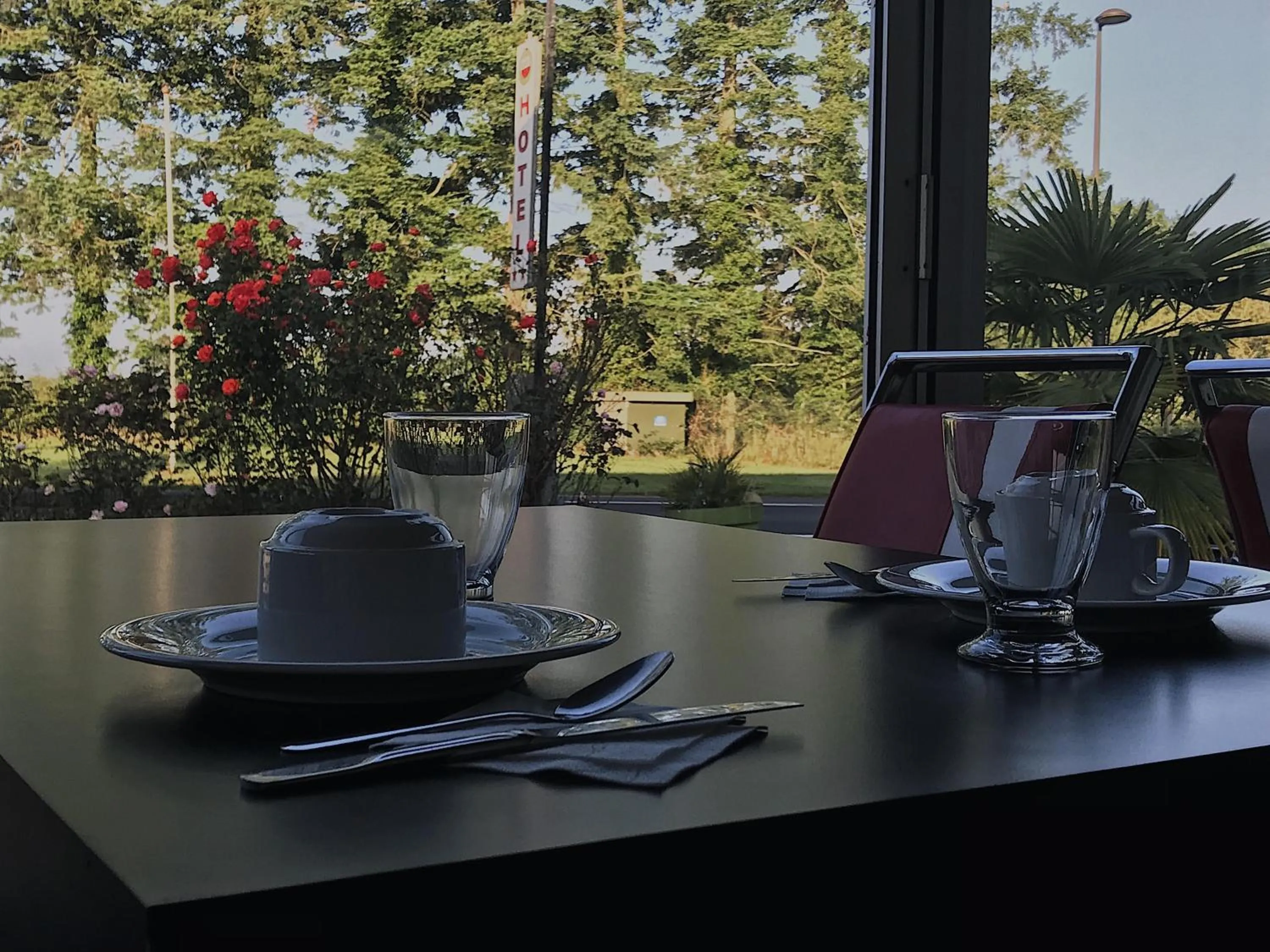 Balcony/Terrace in Contact Hotel Les Montois