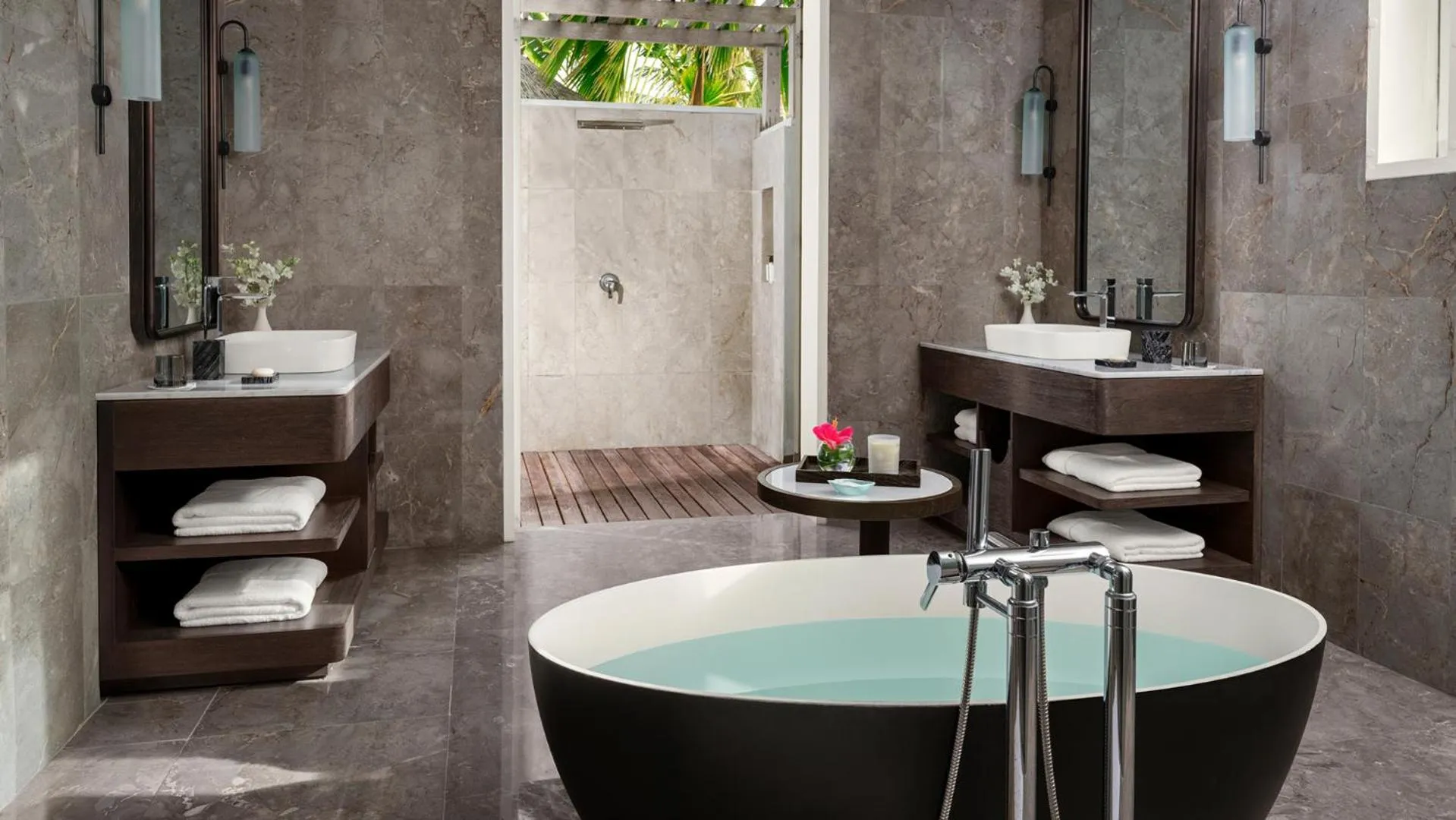 Bathroom in Naladhu Private Island Maldives