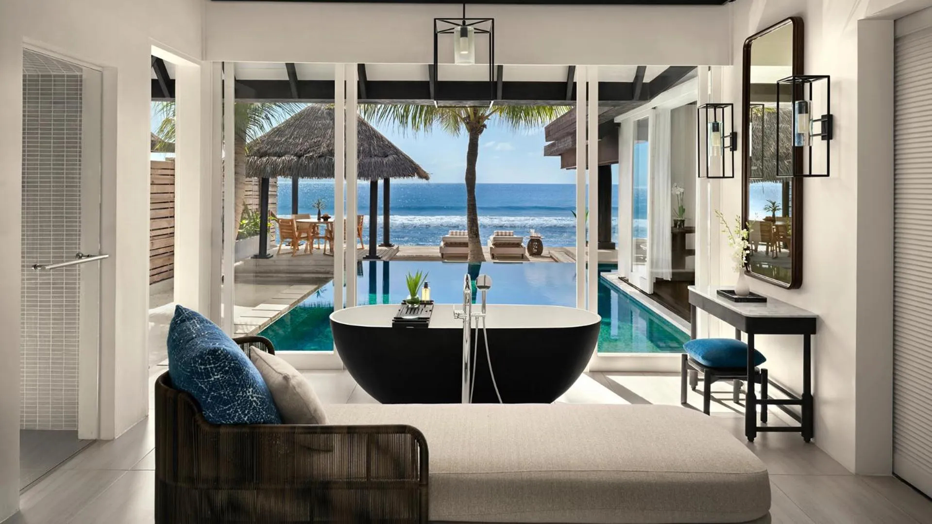 Bathroom in Naladhu Private Island Maldives