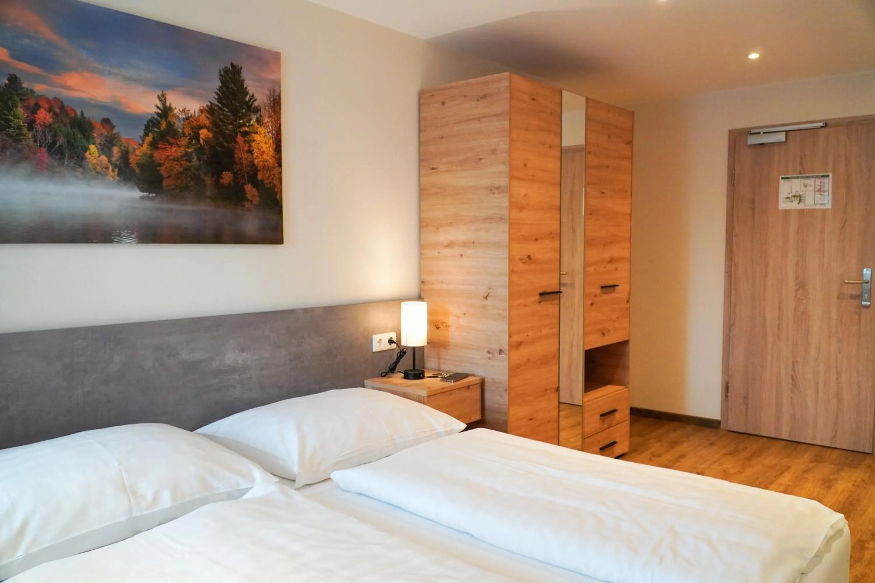 Bed in Landgasthof Schwarzberg