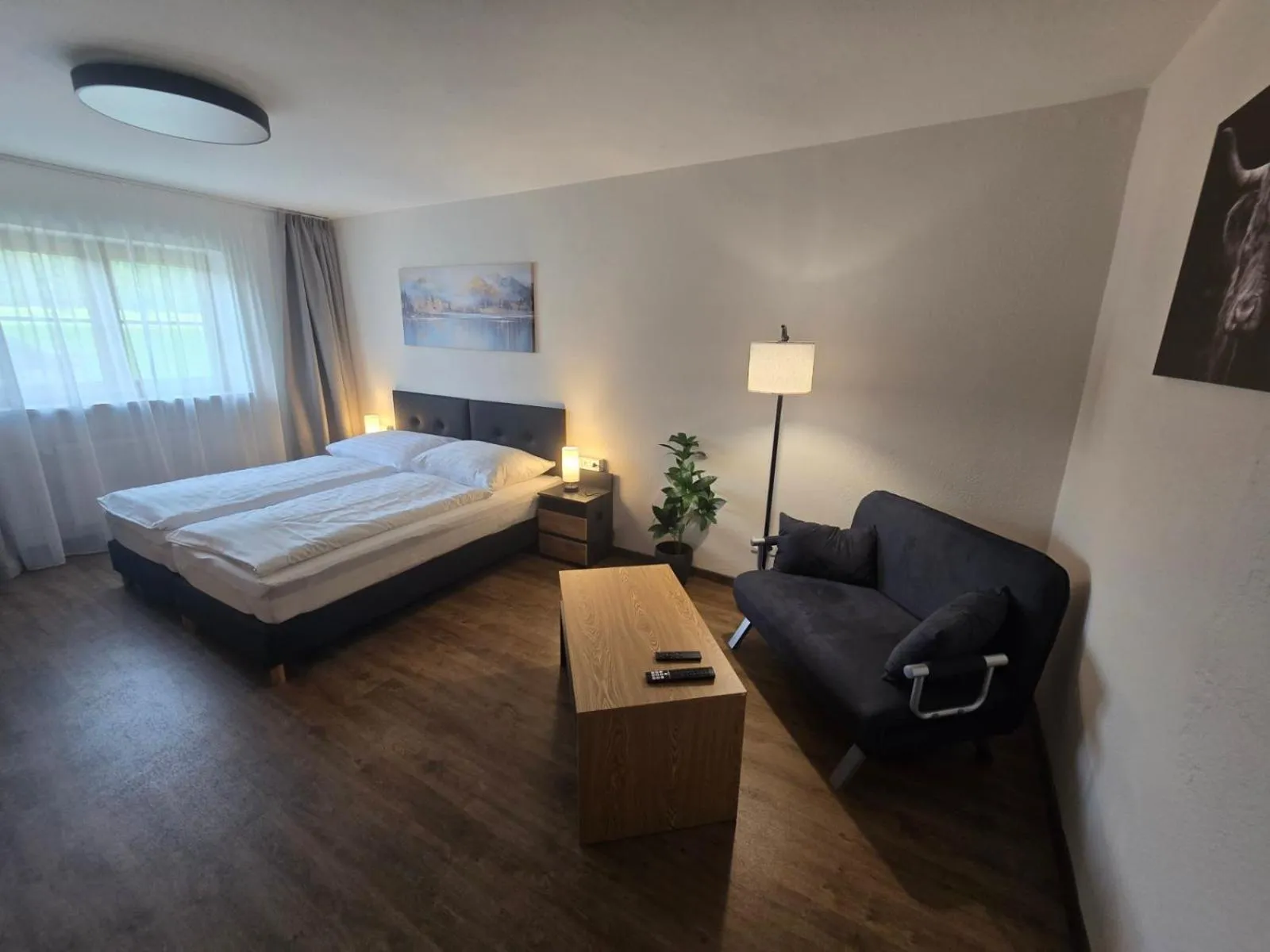 Bed in Landgasthof Schwarzberg