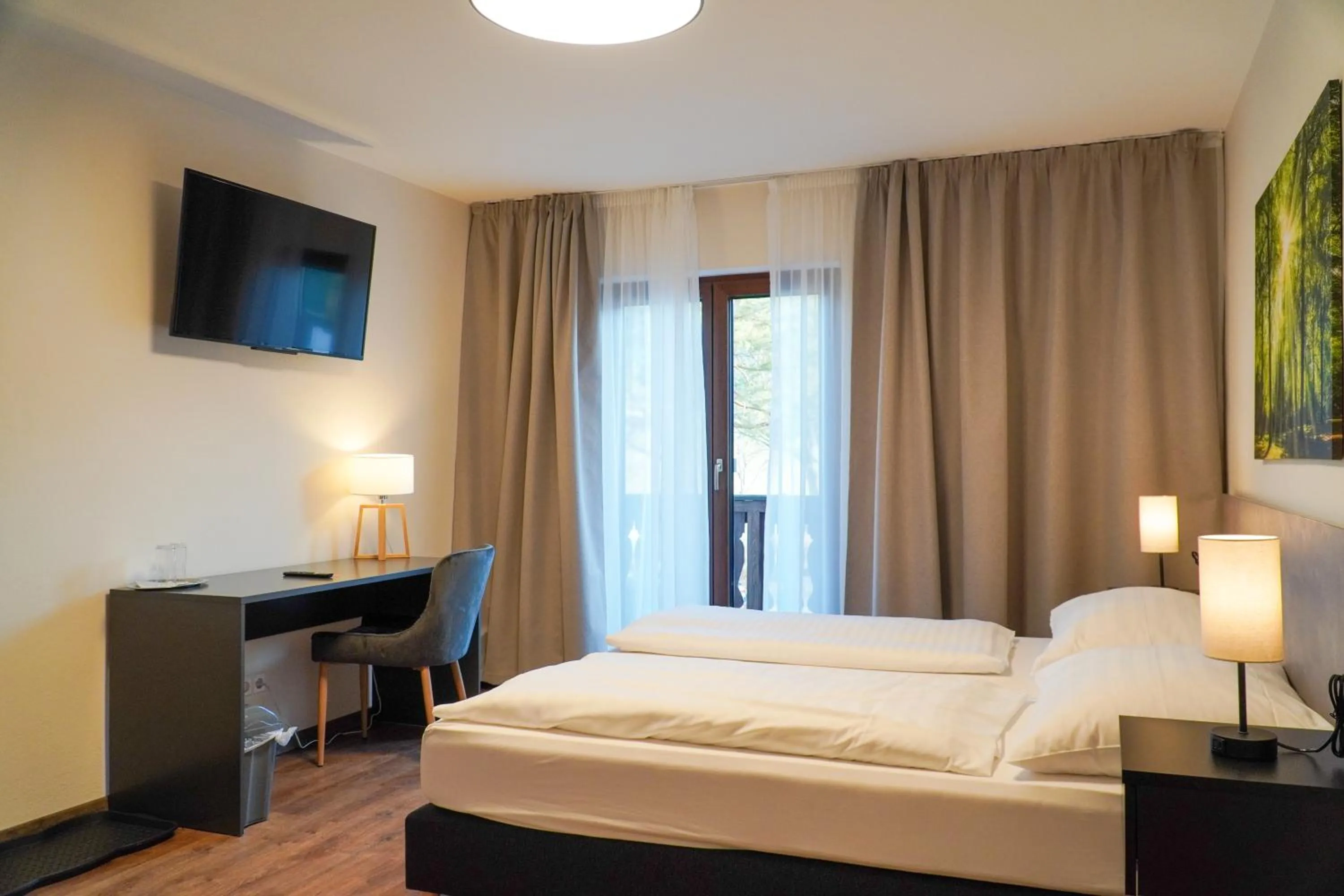 Bed in Landgasthof Schwarzberg