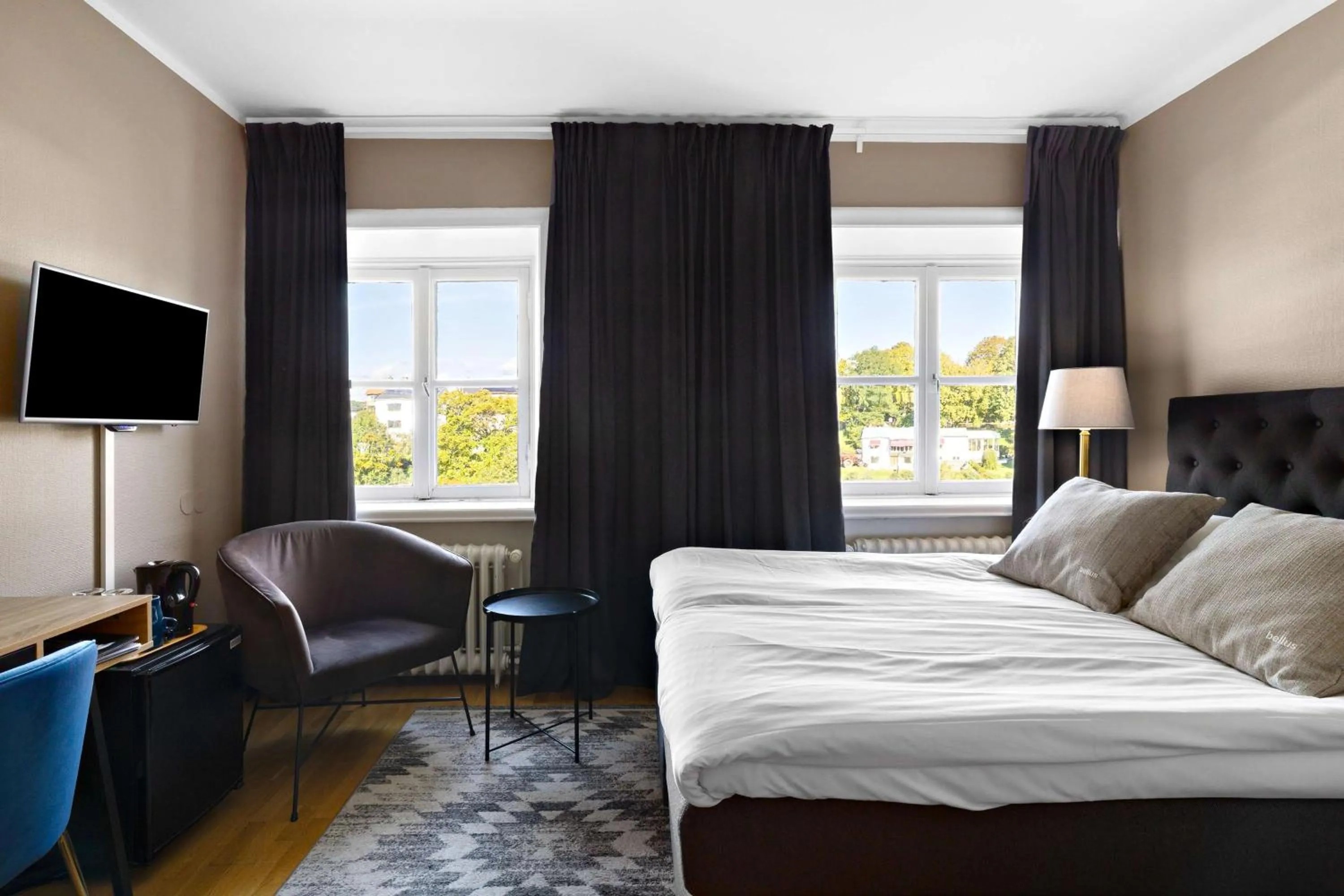 Bedroom, Bed in Best Western Motala Stadshotell