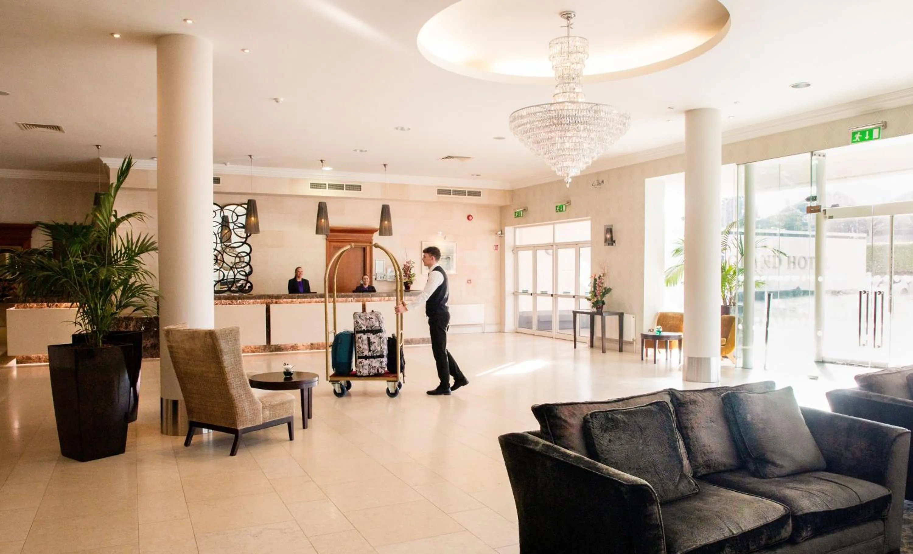 Lobby or reception in Grand Hotel