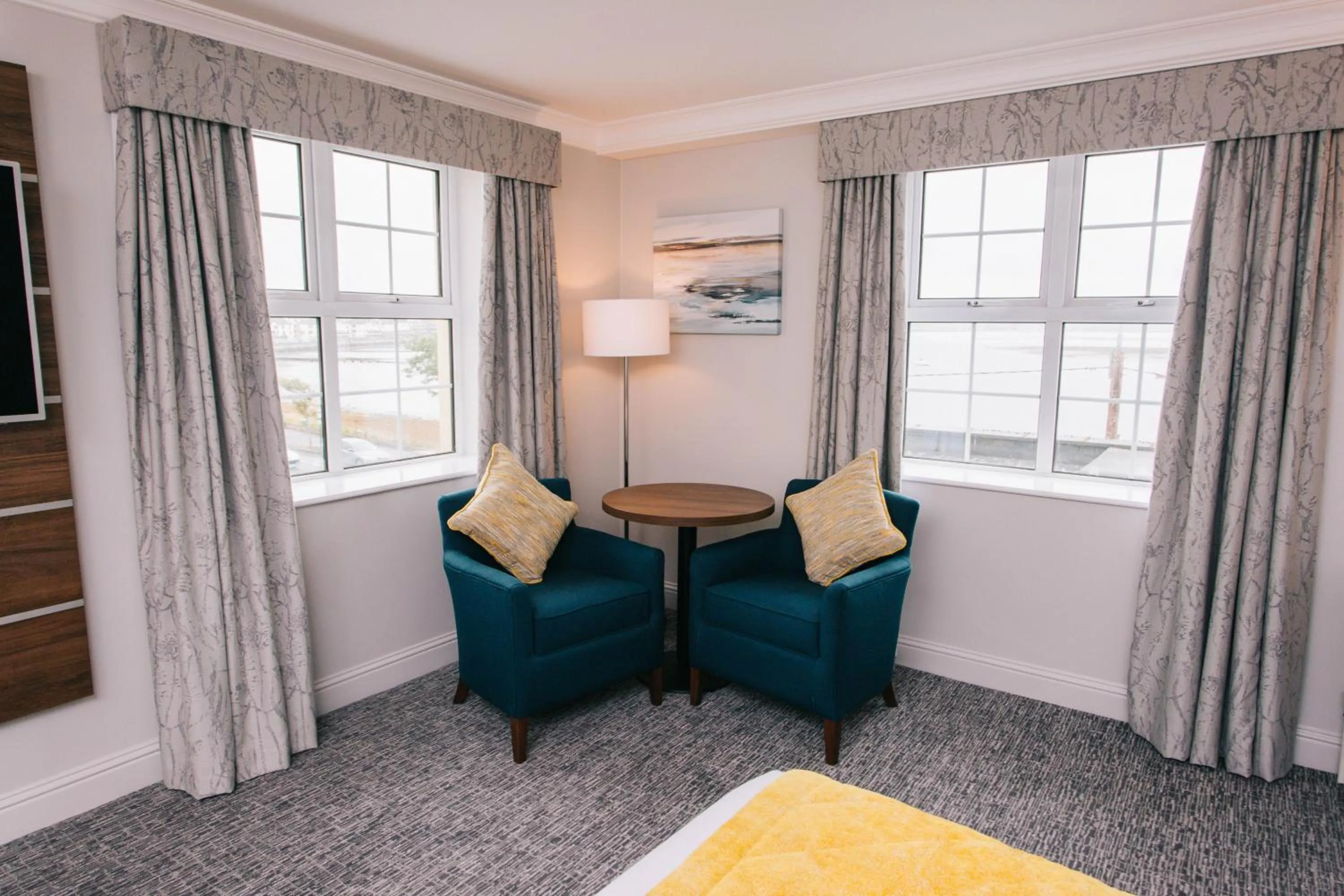 Seating area in Grand Hotel