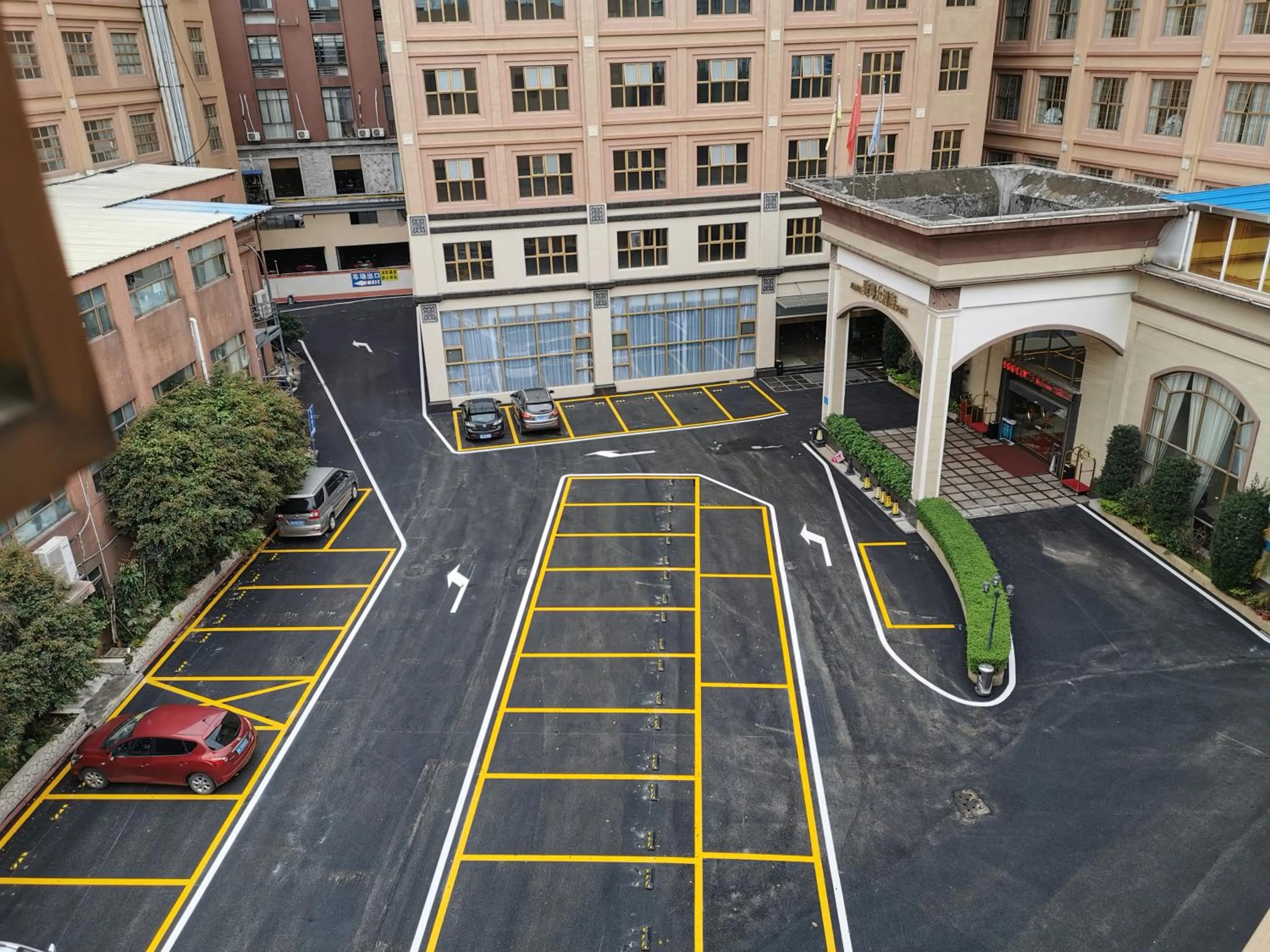 Bird's eye view in Junyue Hotel