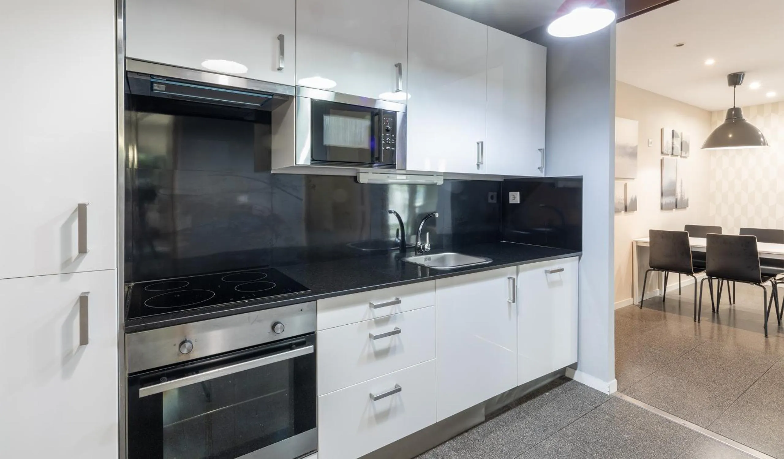 Kitchen or kitchenette in Residencia Universitaria Resa Campus del Mar