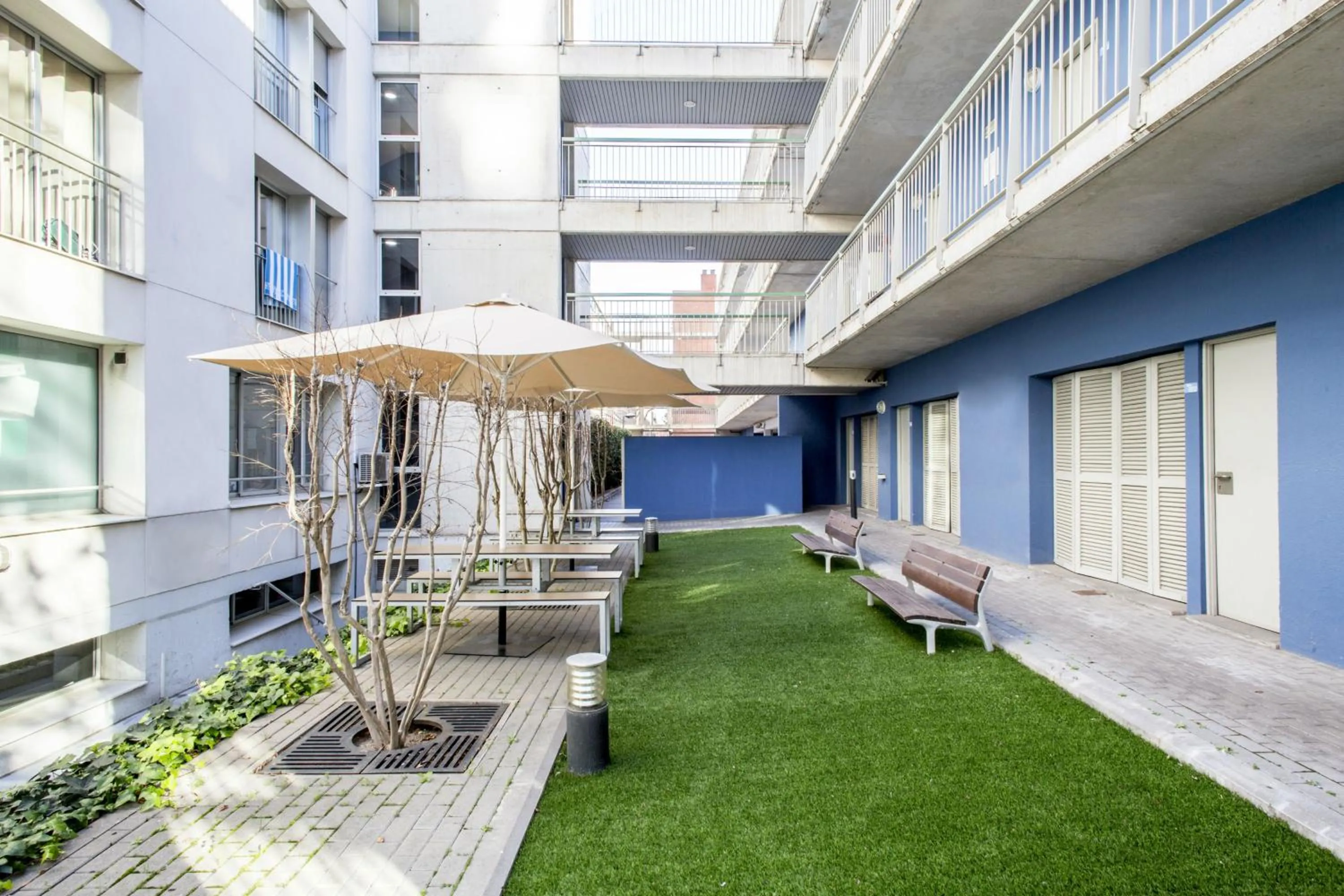 Patio in Residencia Universitaria Resa Campus del Mar