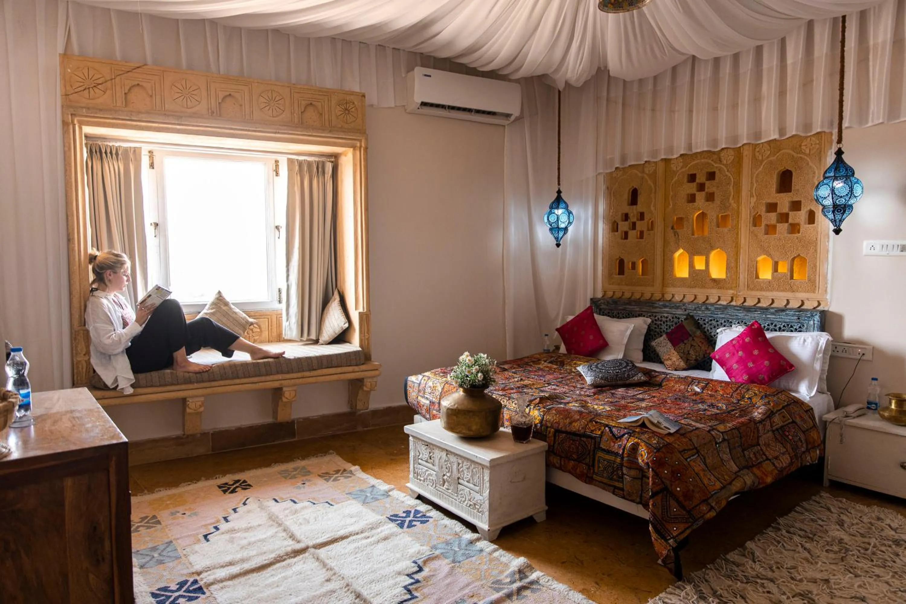 Bed in Casa De Kaku Jaisalmer