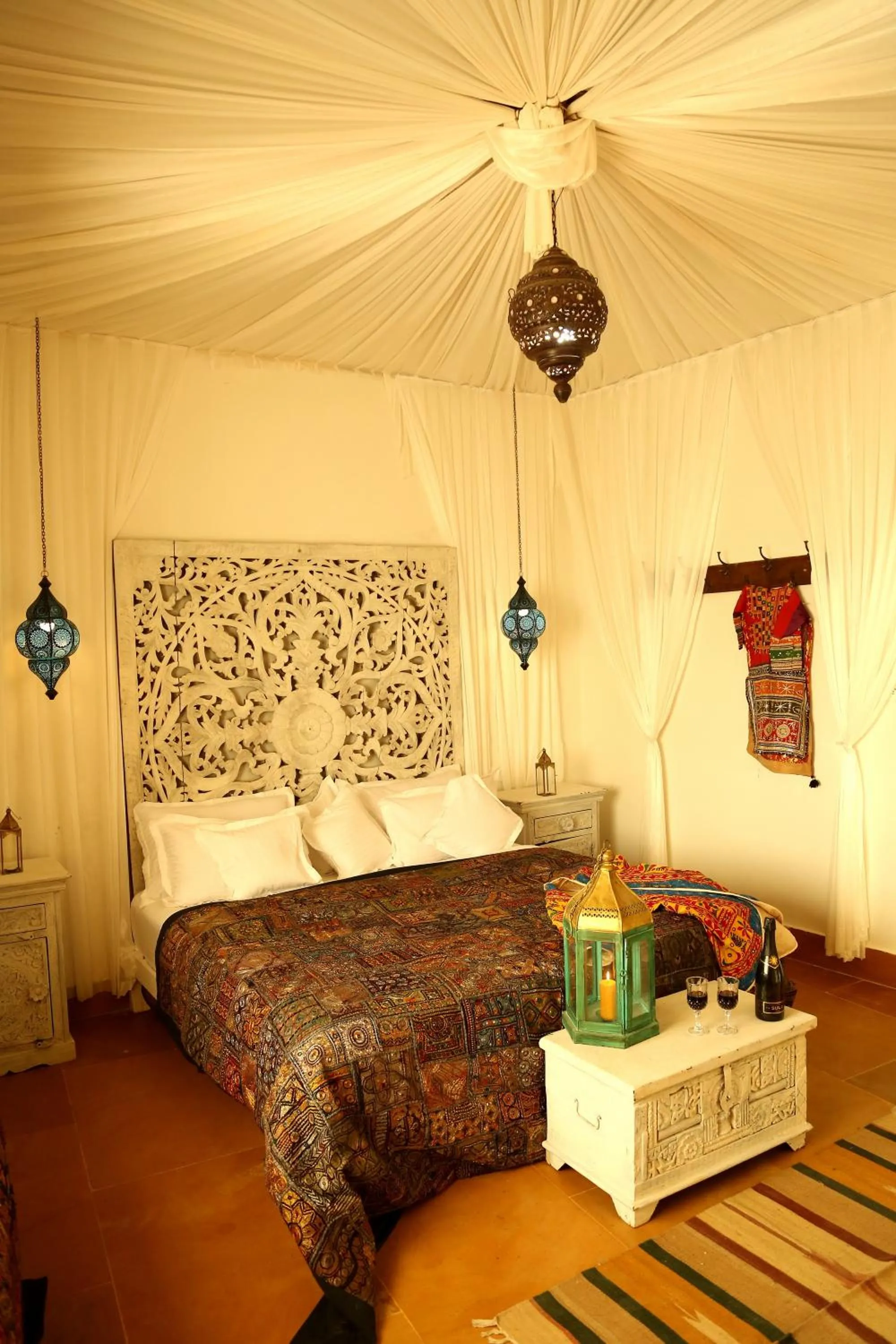 Photo of the whole room, Bed in Casa De Kaku Jaisalmer