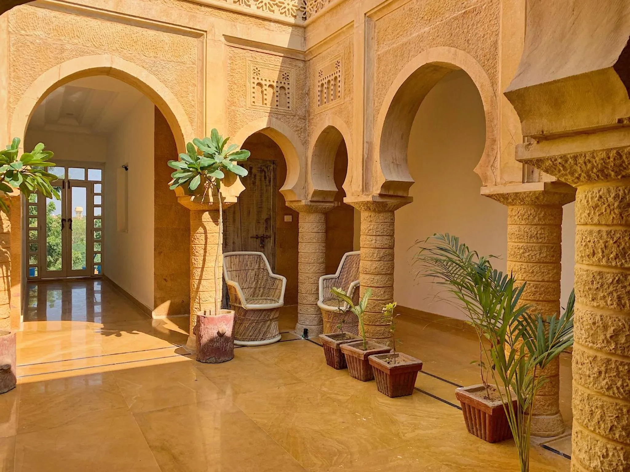 Communal lounge/ TV room in Casa De Kaku Jaisalmer