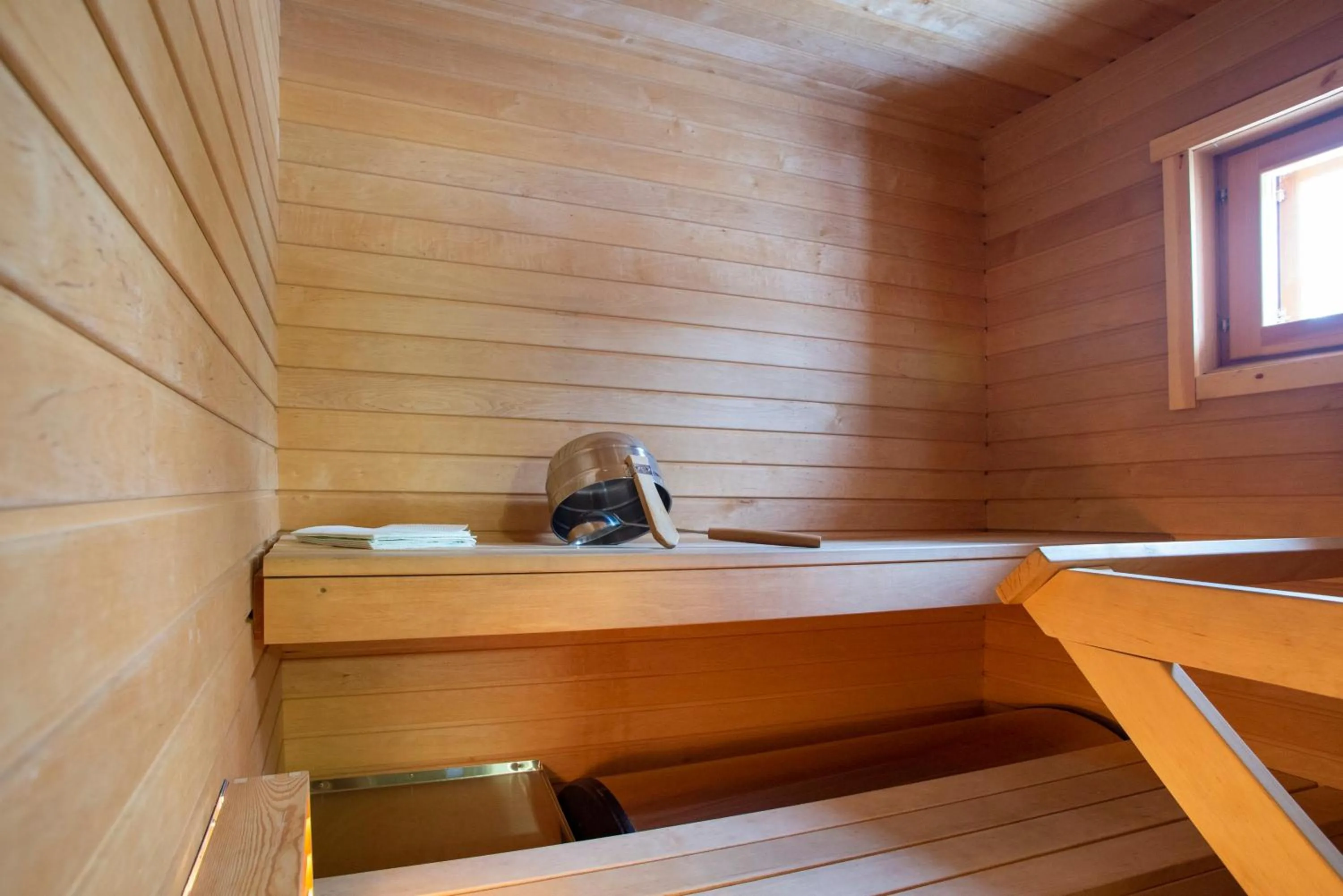 Sauna in Kakslauttanen Arctic Resort - Igloos and Chalets