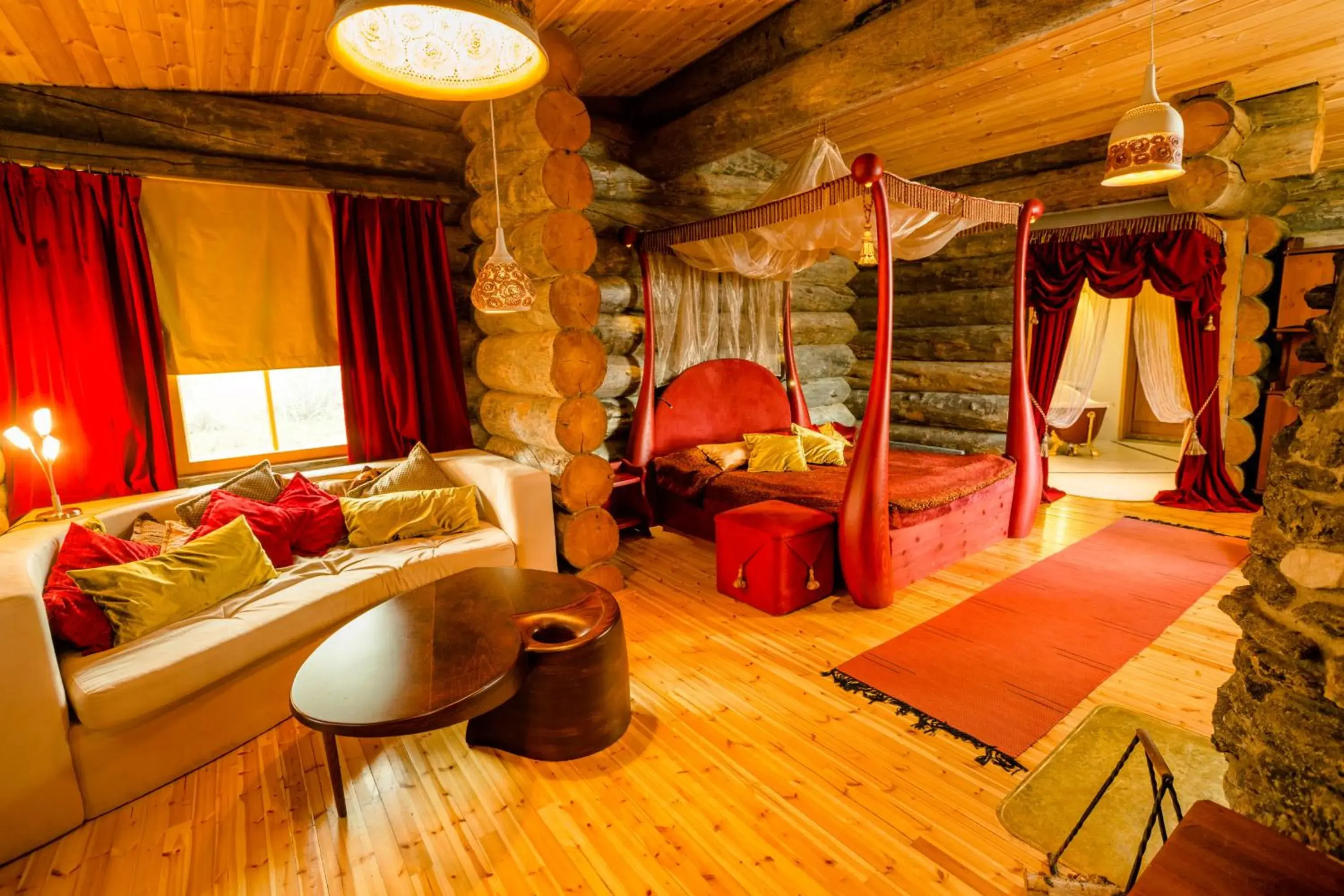 Property building, Bed in Kakslauttanen Arctic Resort - Igloos and Chalets Property building, Bed in Kakslauttanen Arctic Resort - Igloos and Chalets