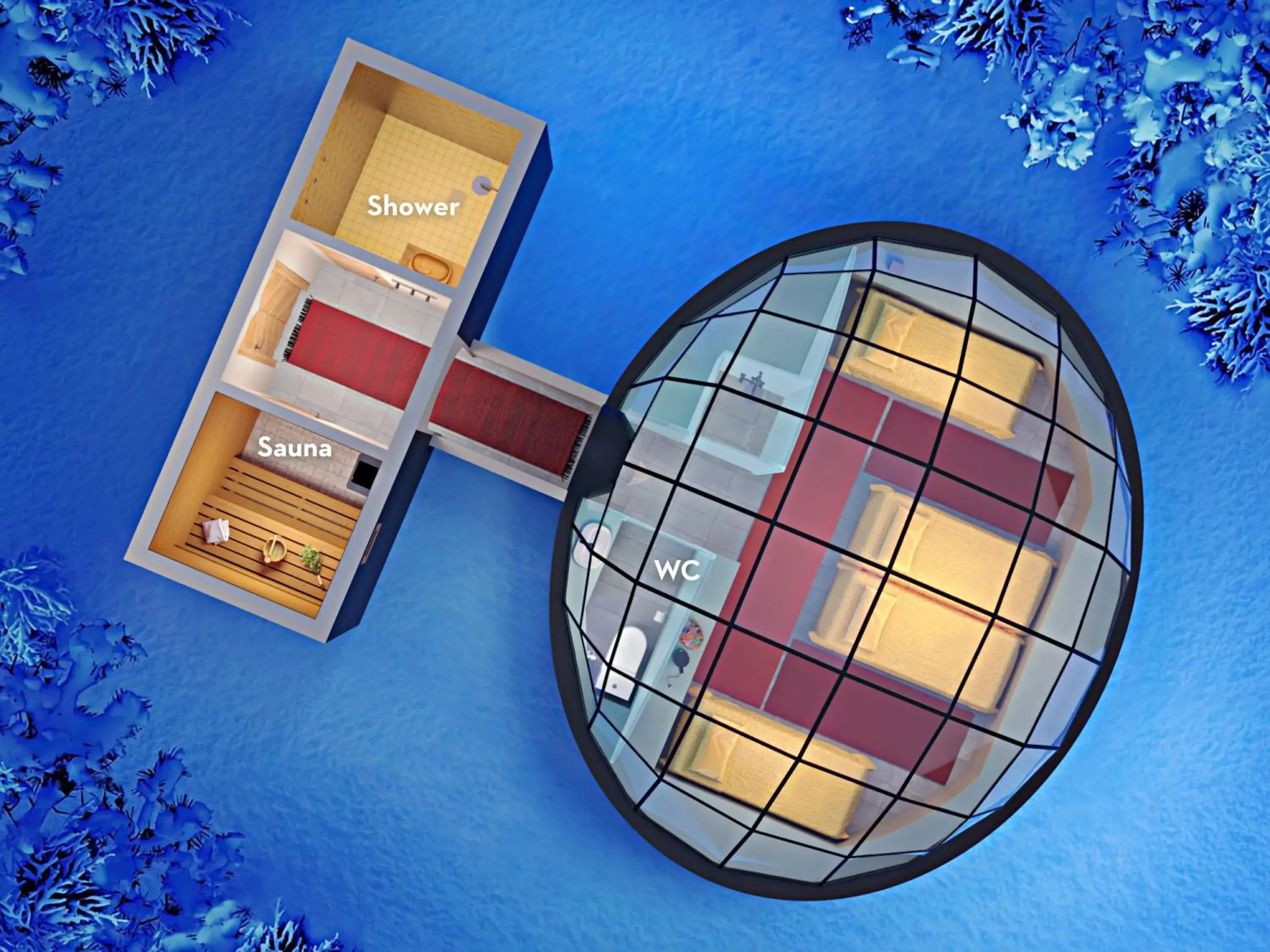 Property building in Kakslauttanen Arctic Resort - Igloos and Chalets Property building in Kakslauttanen Arctic Resort - Igloos and Chalets