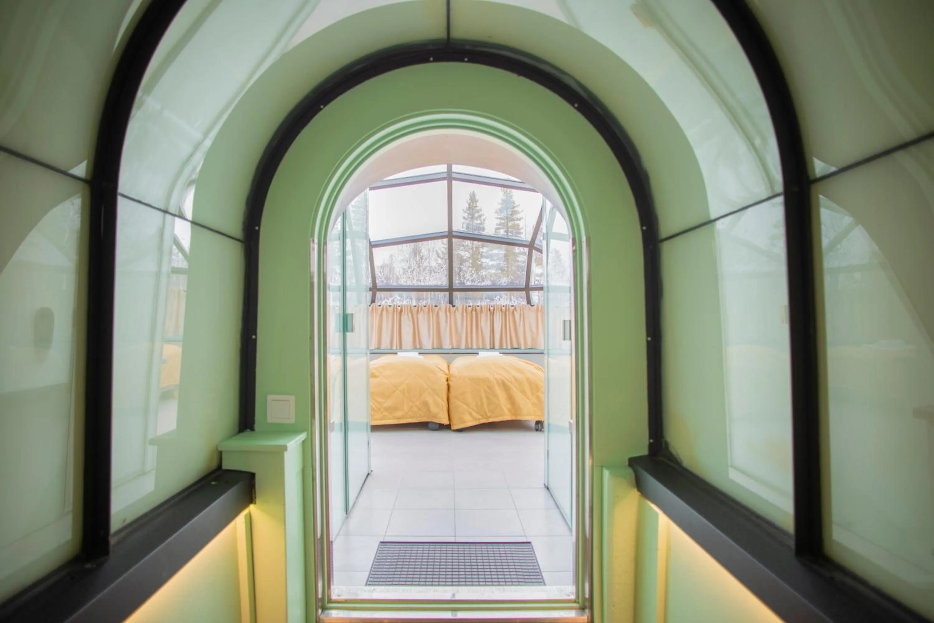 Bedroom in Kakslauttanen Arctic Resort - Igloos and Chalets