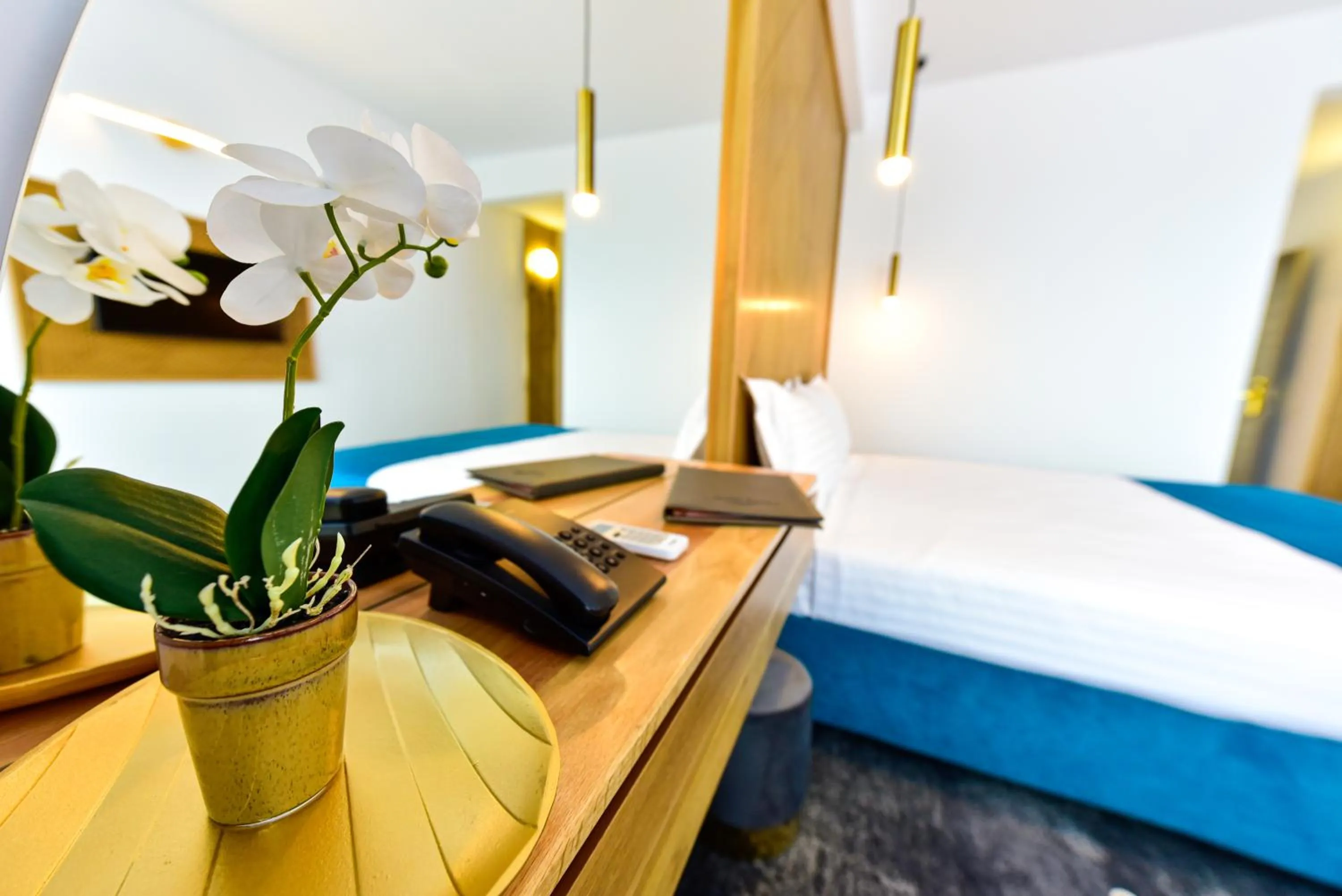 Decorative detail, Bed in Hotel Parc