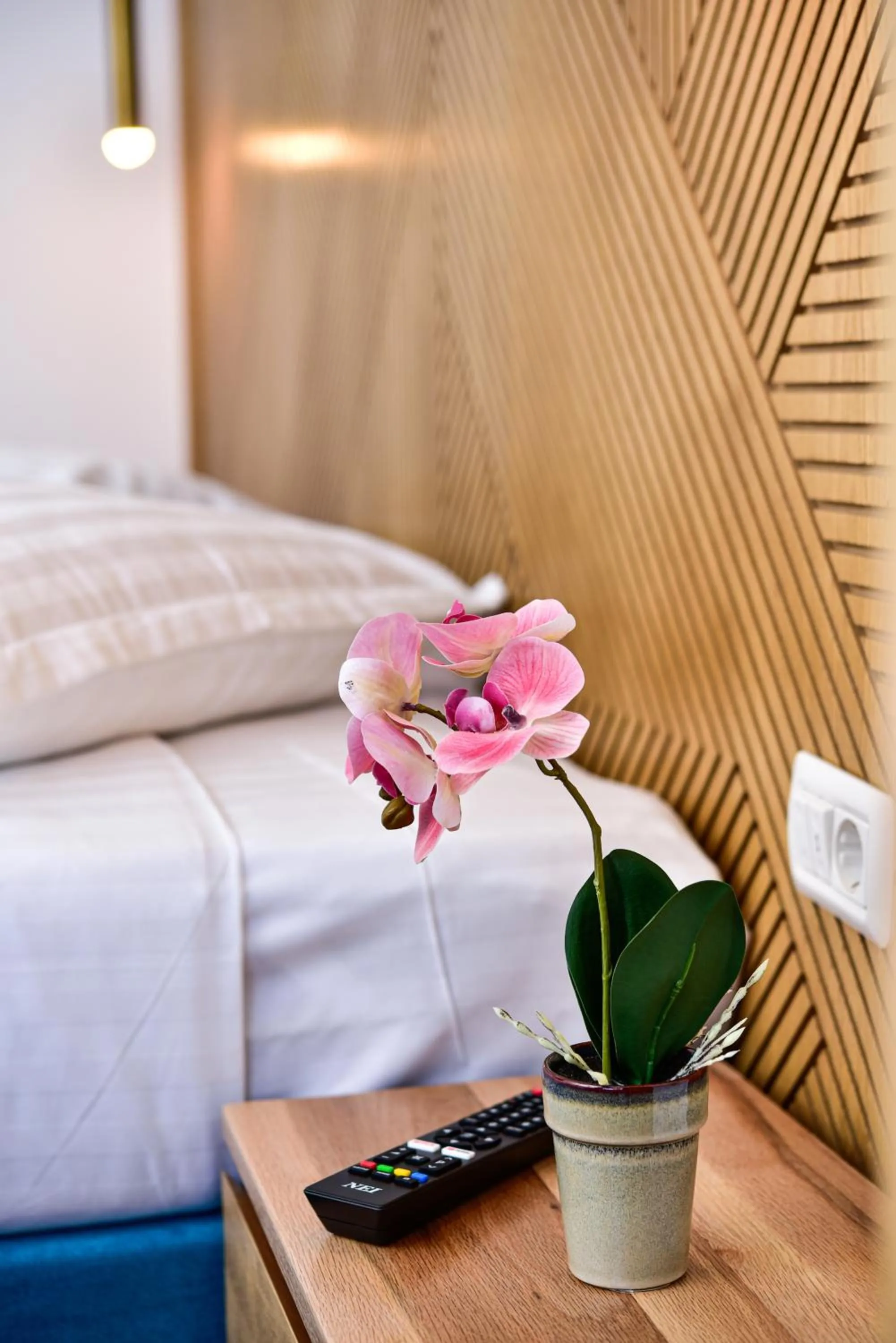 Decorative detail, Bed in Hotel Parc
